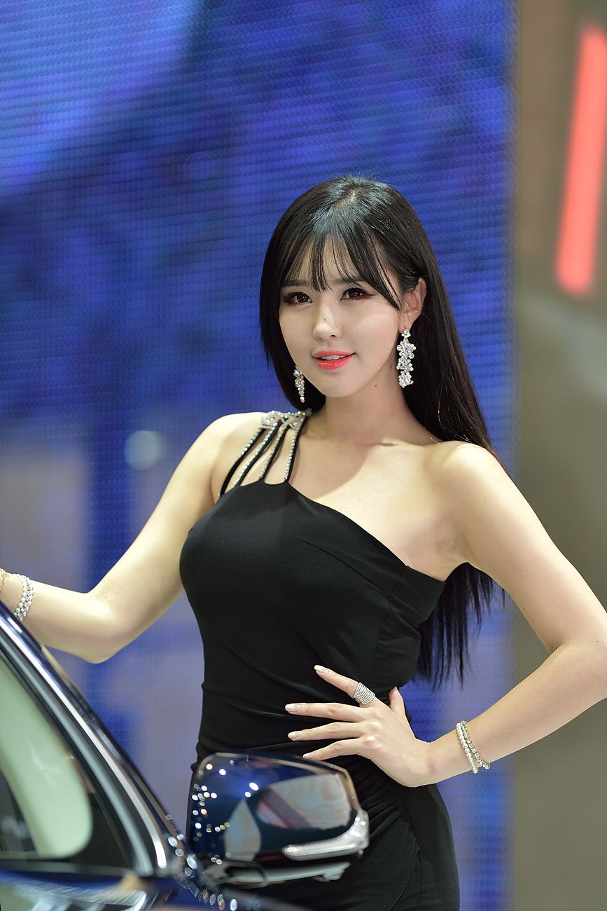 韩国车模崔星河《车展优雅长裙系列》高清套图