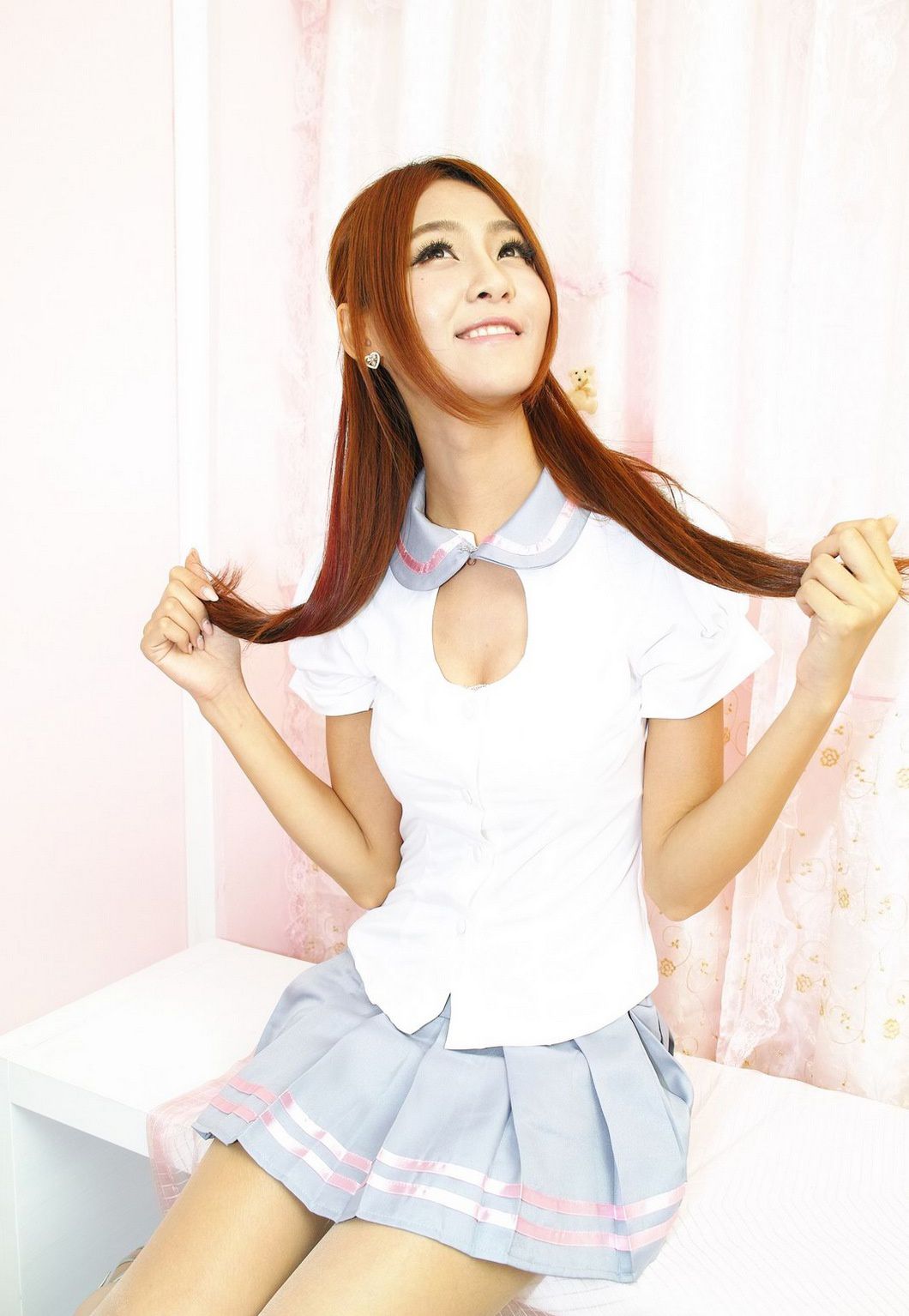台湾美女winnie小雪/庄咏惠《居家甜美少女图片》写真合集