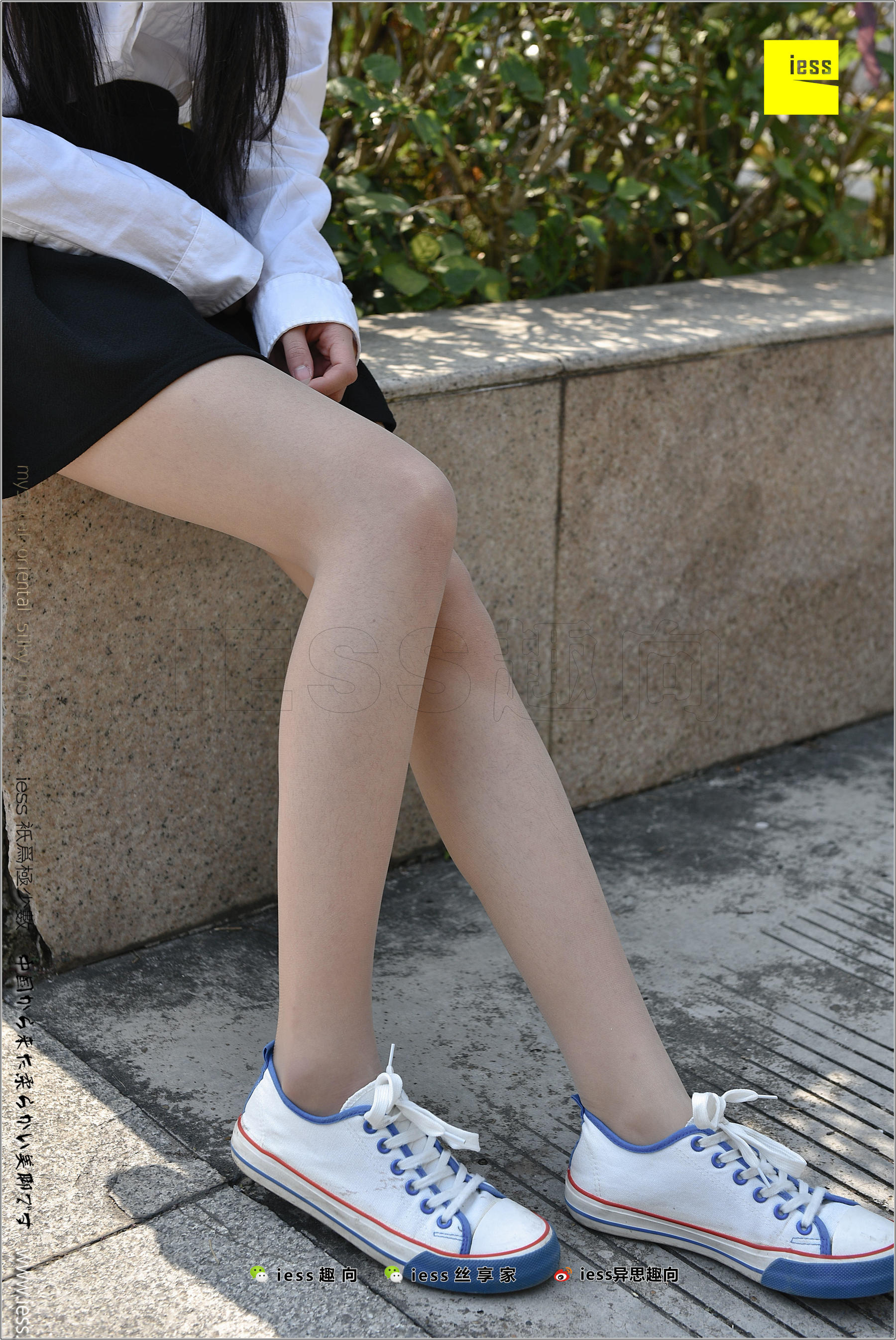 丝足便当181 模特若琪 《及笈之丝--帆布鞋1》[IESS异思趣向] 