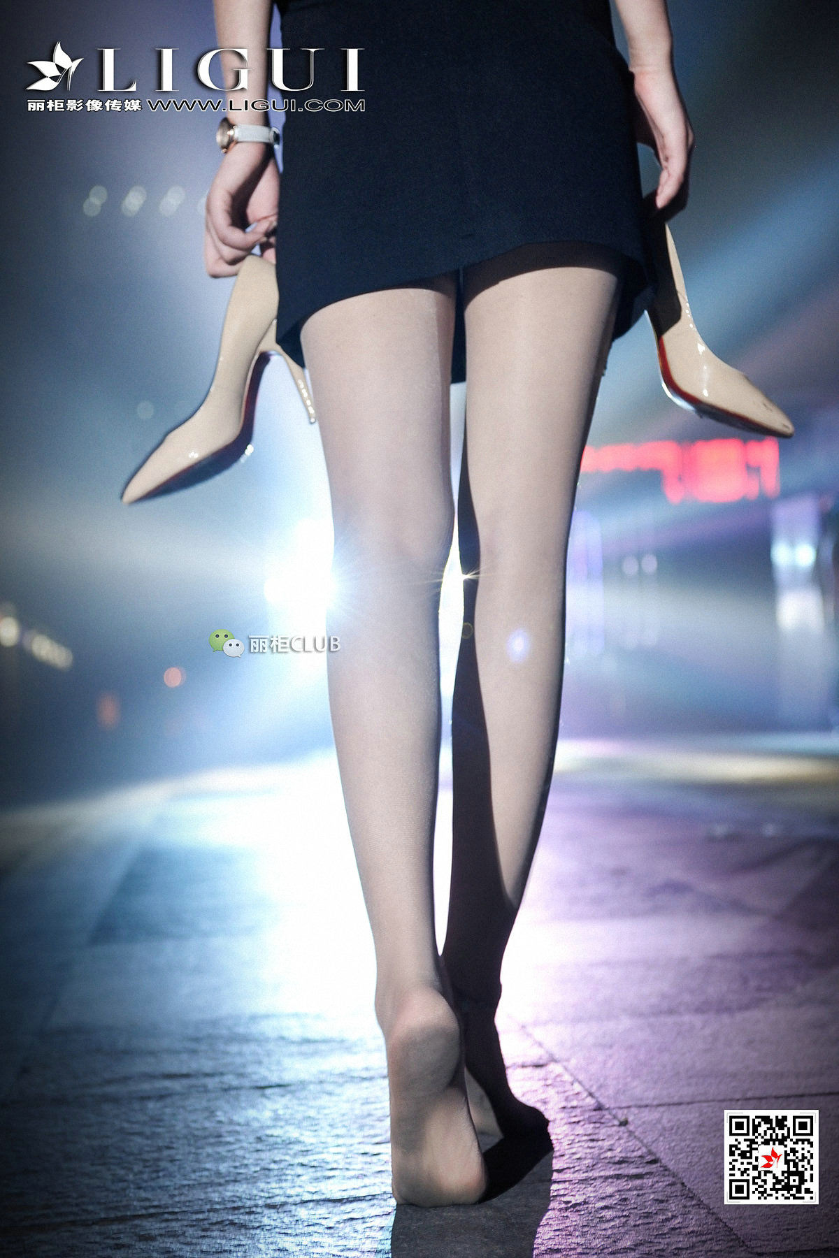 腿模凌凌《美腿夜拍》 [丽柜Ligui] 