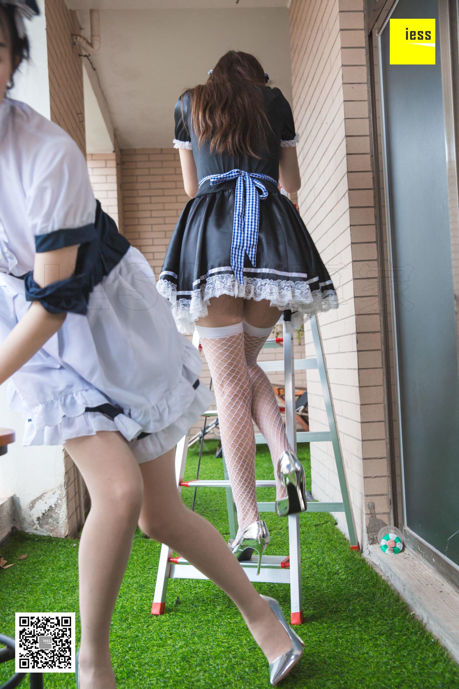 [异思趣向IESS] 模特九妹&梦梦 《双生女仆》