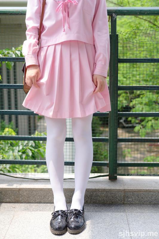 [森萝财团] X-026 JK粉色校服白丝
