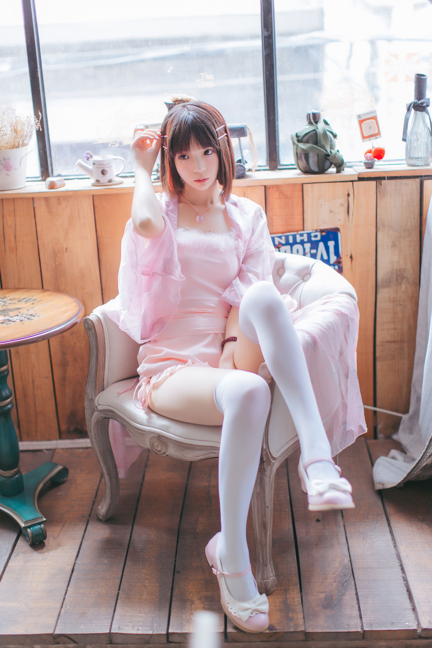 [萝莉COS] 疯猫ss《水手服和睡衣》