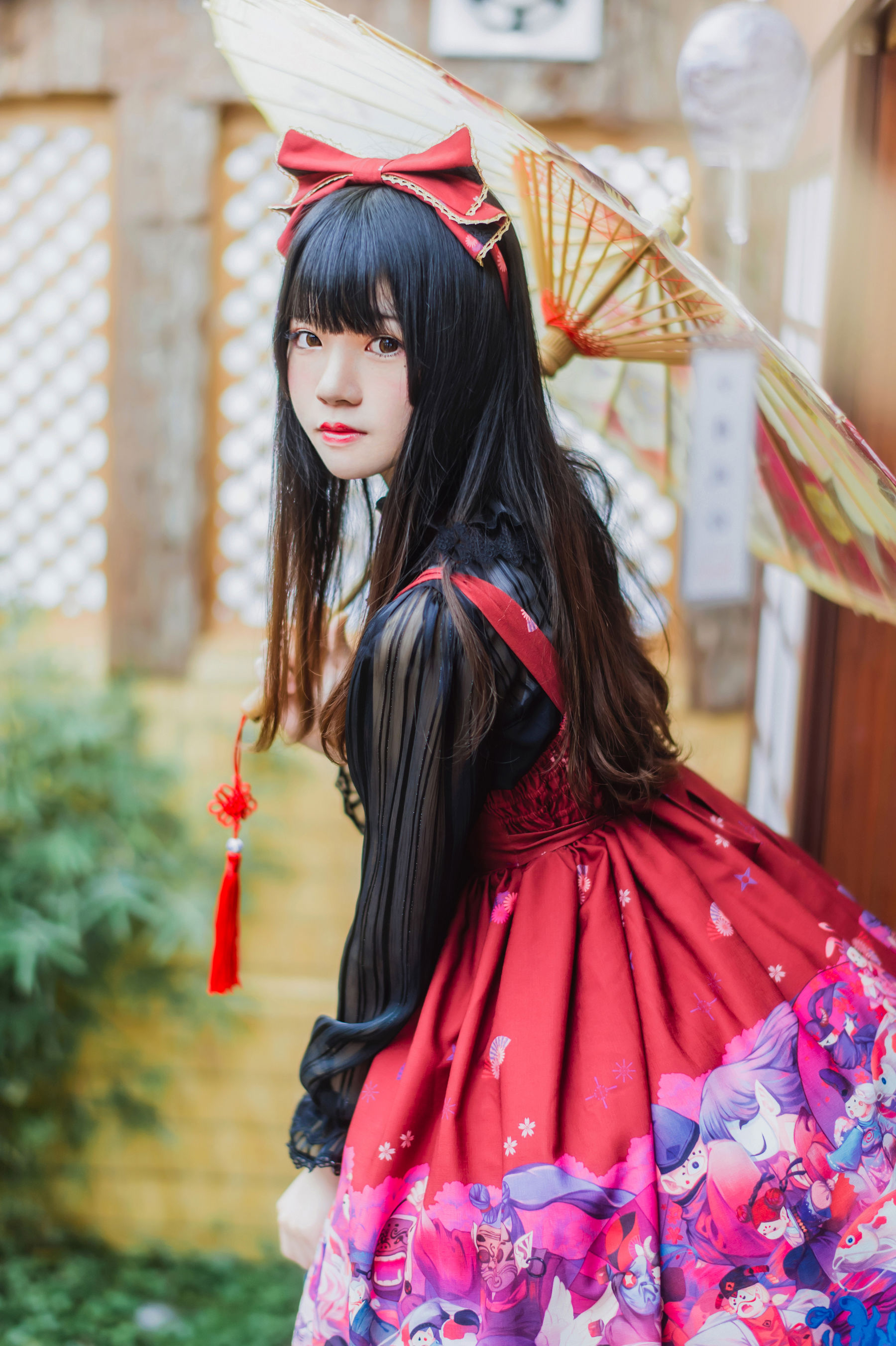 [萝莉COS] 桜桃喵《和风lolita》