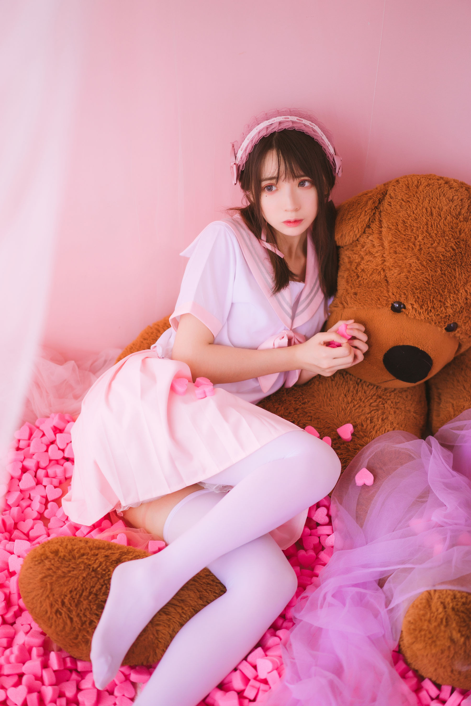 [萝莉COS] 疯猫ss《丝袜狂想曲(粉)》