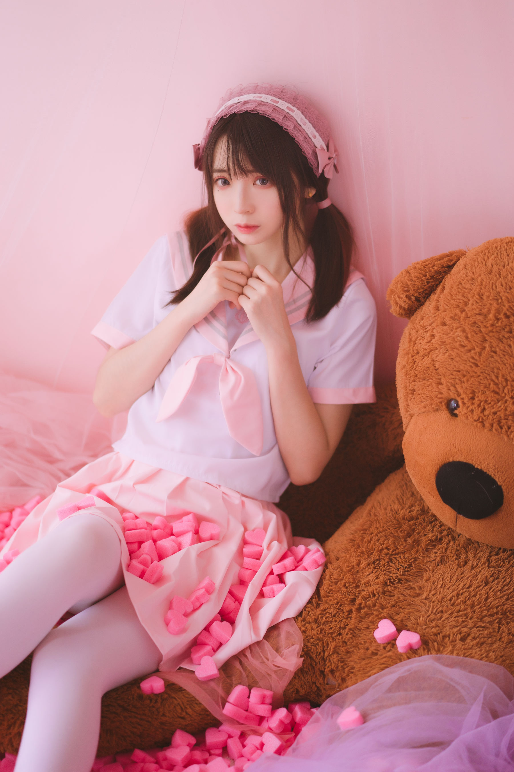 [萝莉COS] 疯猫ss《丝袜狂想曲(粉)》