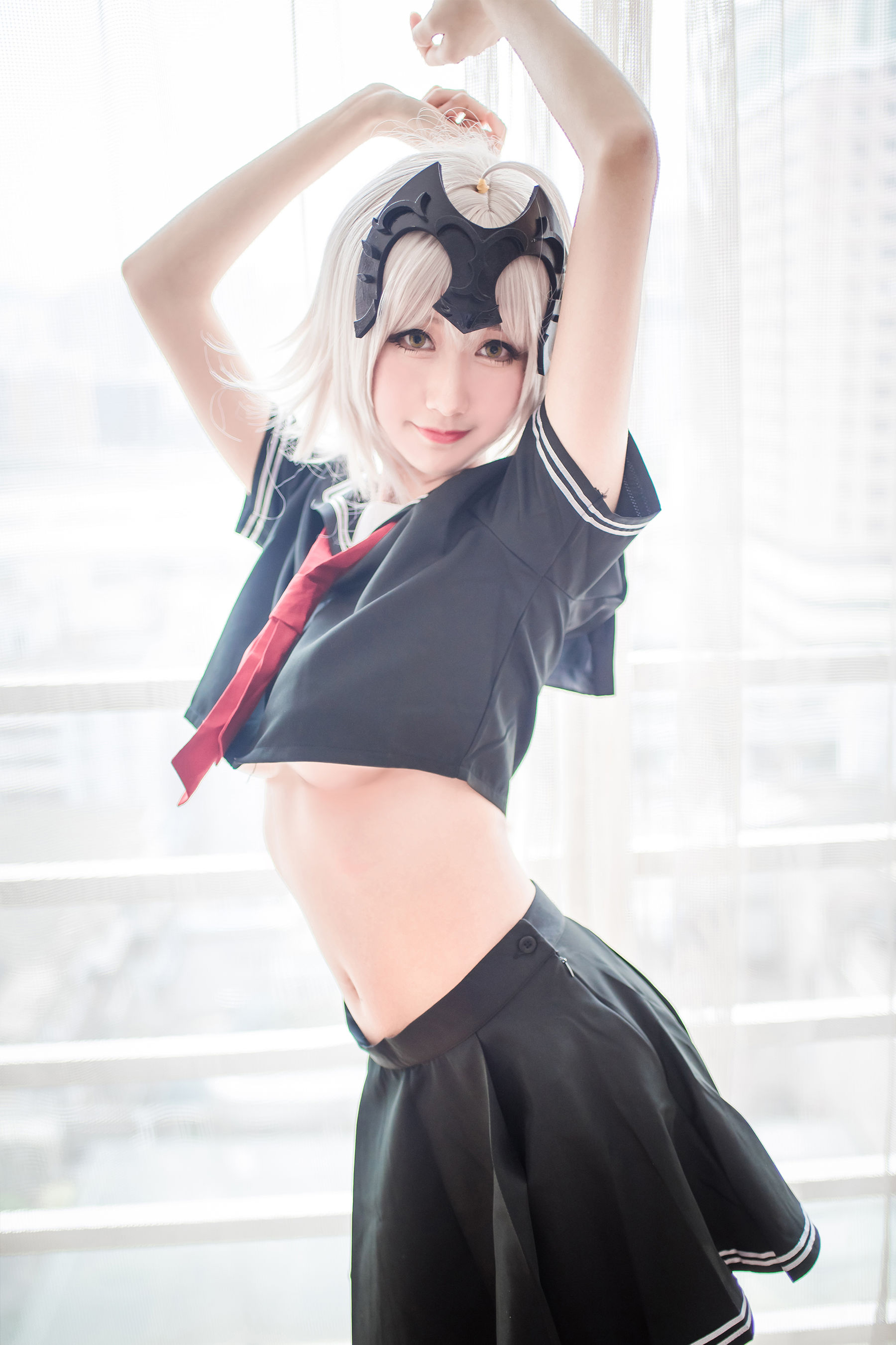 [萝莉COS] 木绵绵OwO - 贞德（黑）