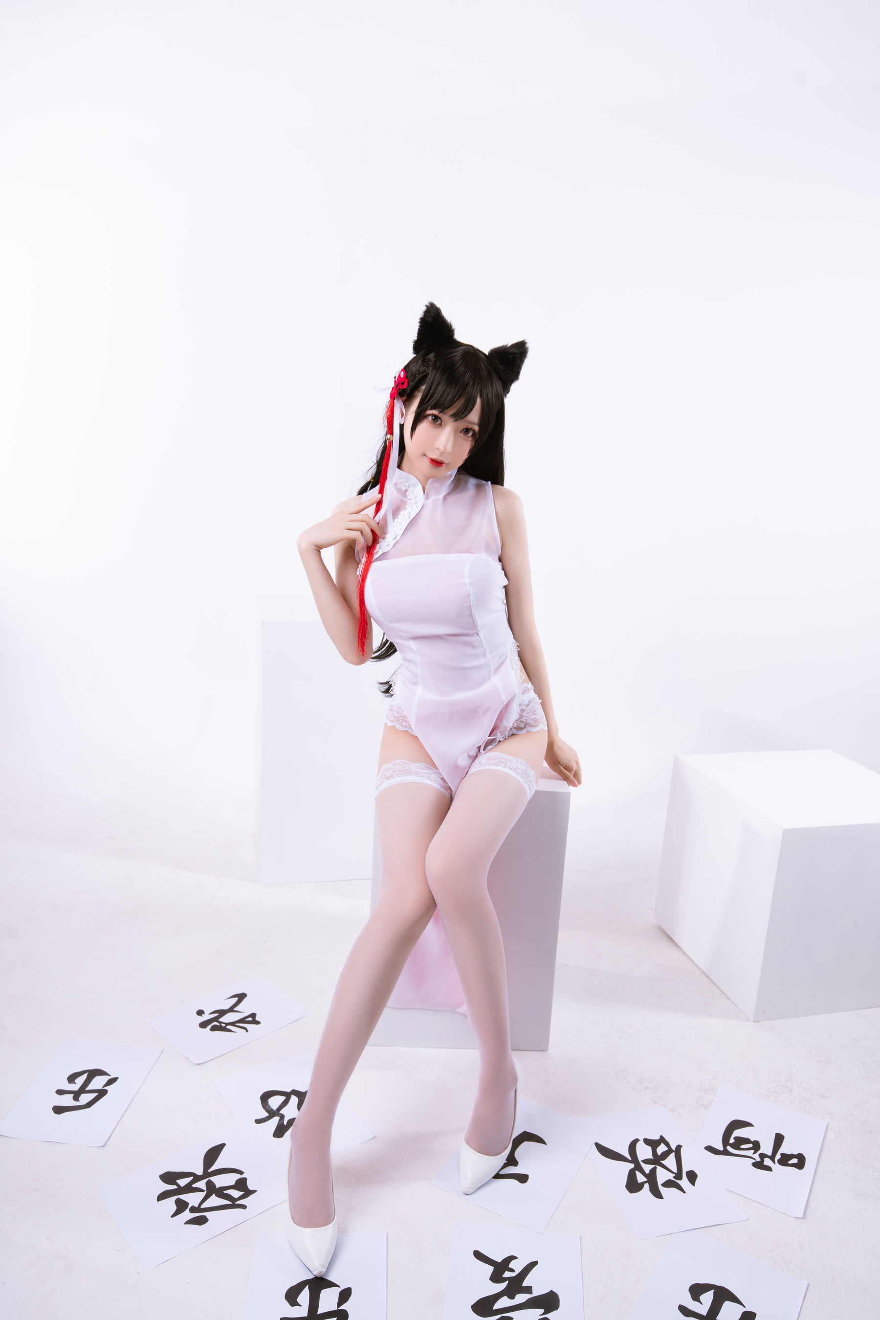 [萝莉COS] 南宫 - 高雄爱宕旗袍 南宫牙妹双人