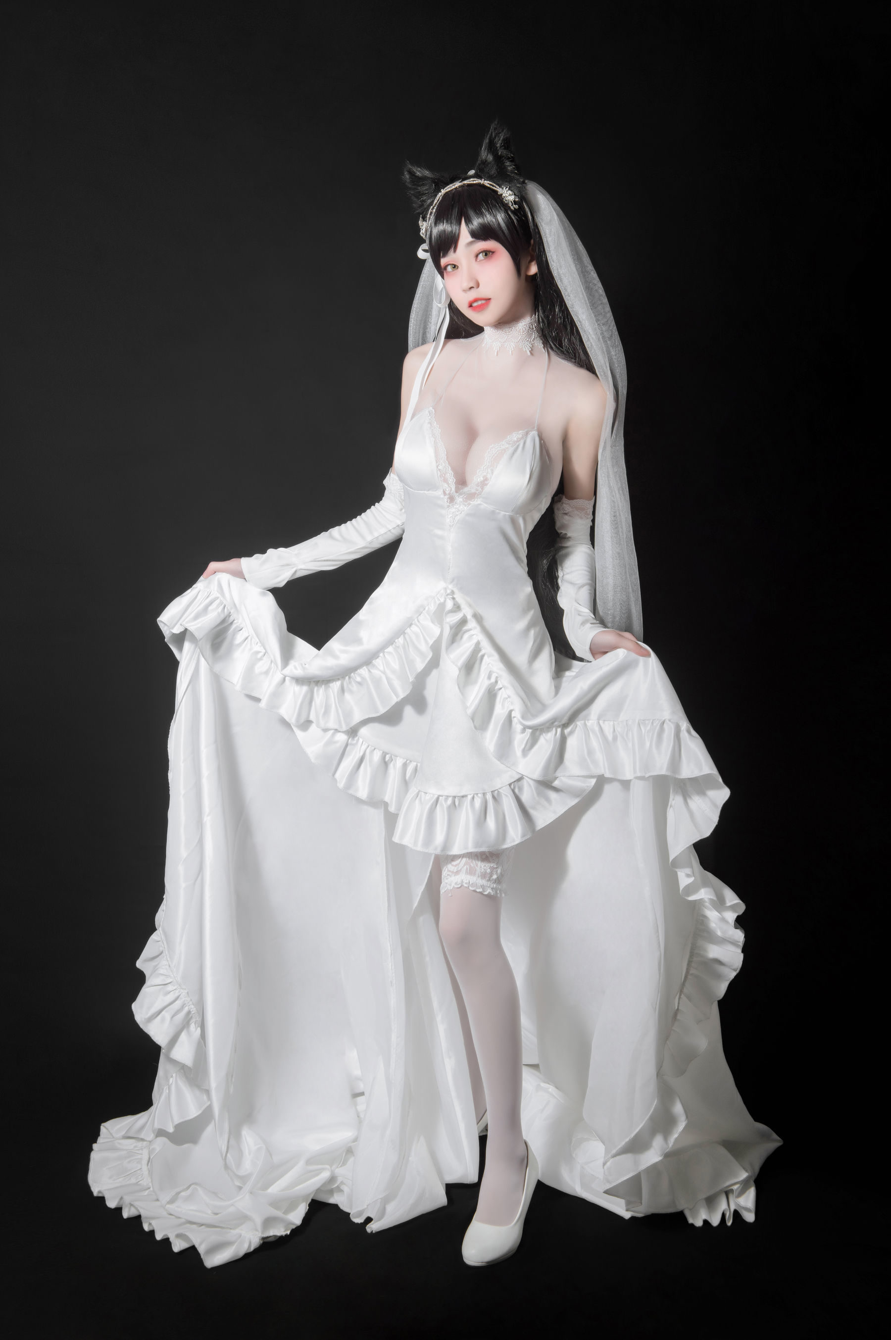 [萝莉COS] 小妖精你的负卿 - 爱宕花嫁