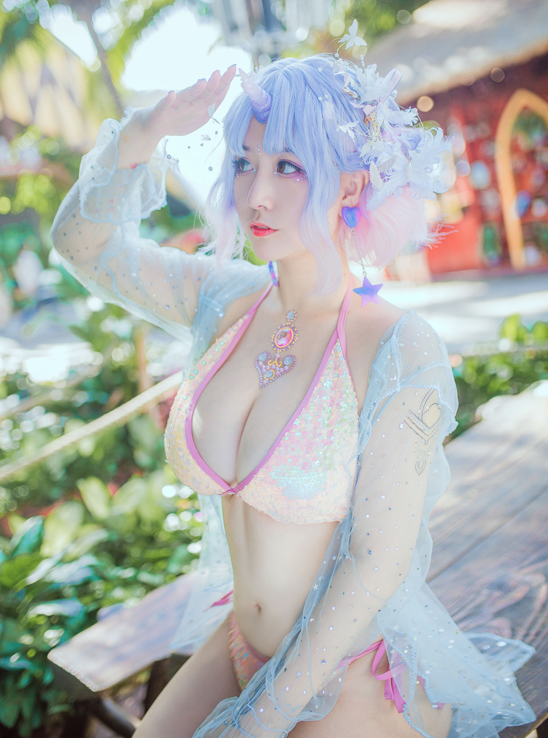 [萝莉COS] 巨乳猫九酱Sakura - 兽の物语