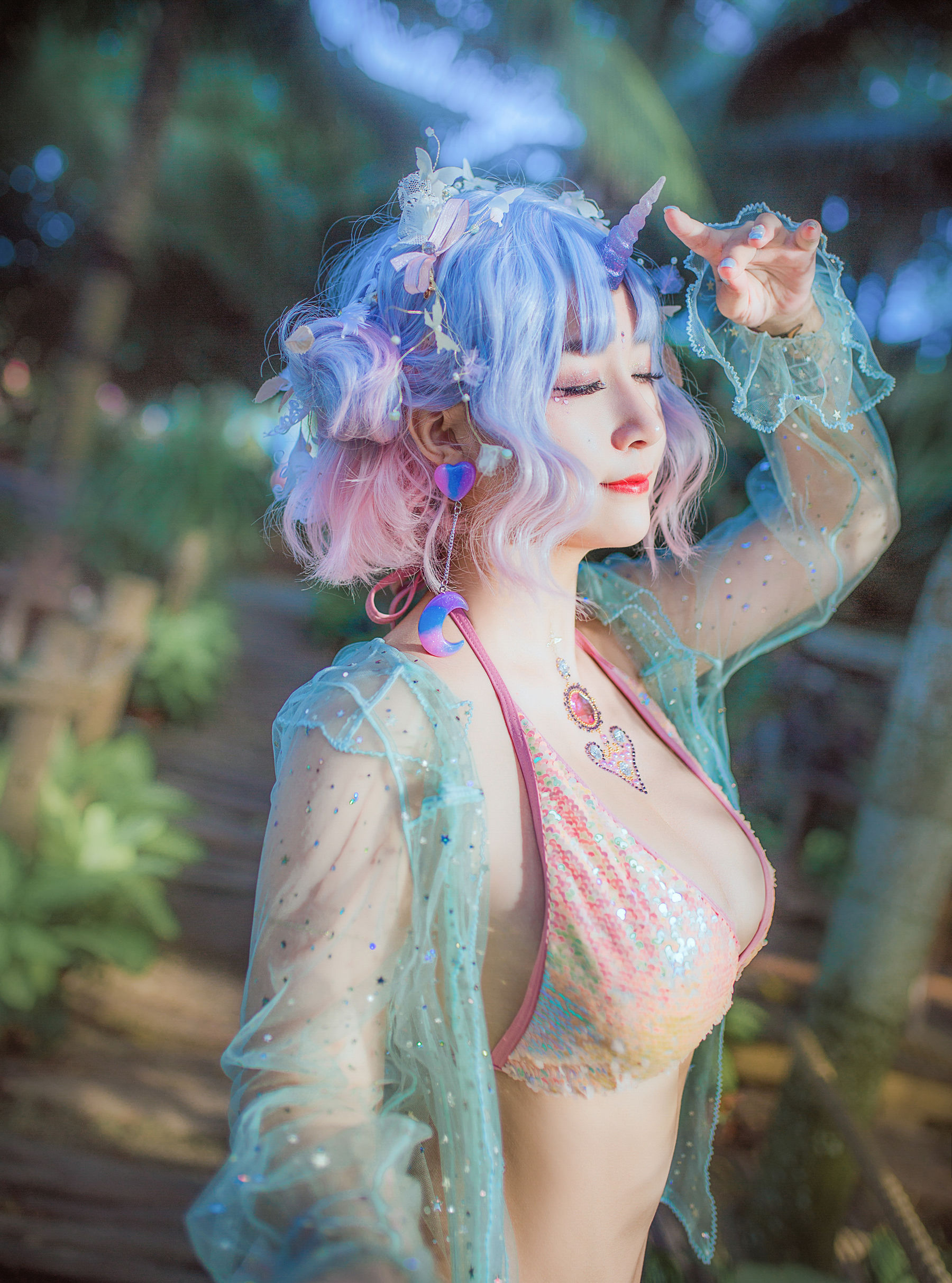[萝莉COS] 巨乳猫九酱Sakura - 兽の物语