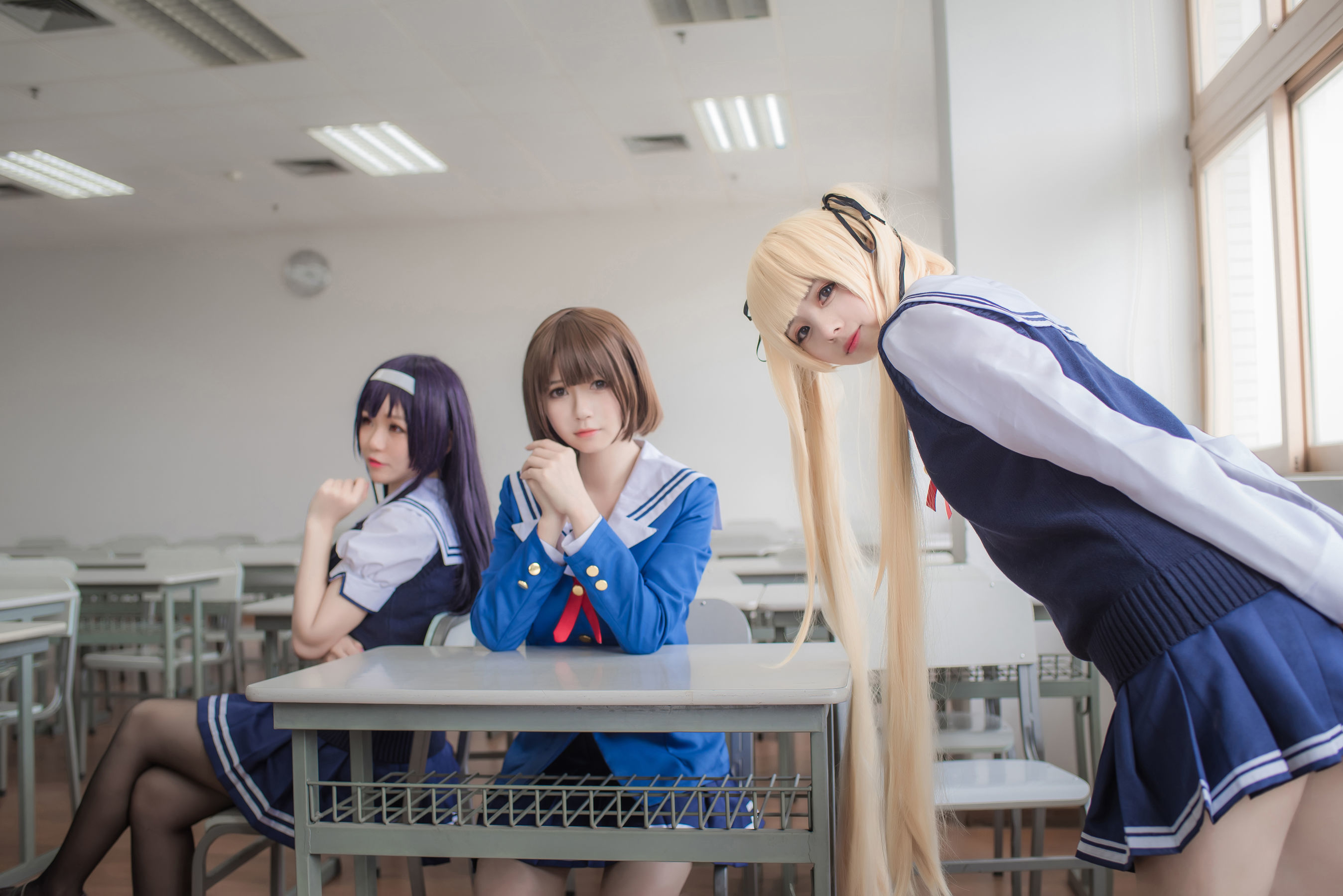 [萝莉COS] 白金Saki - 校服