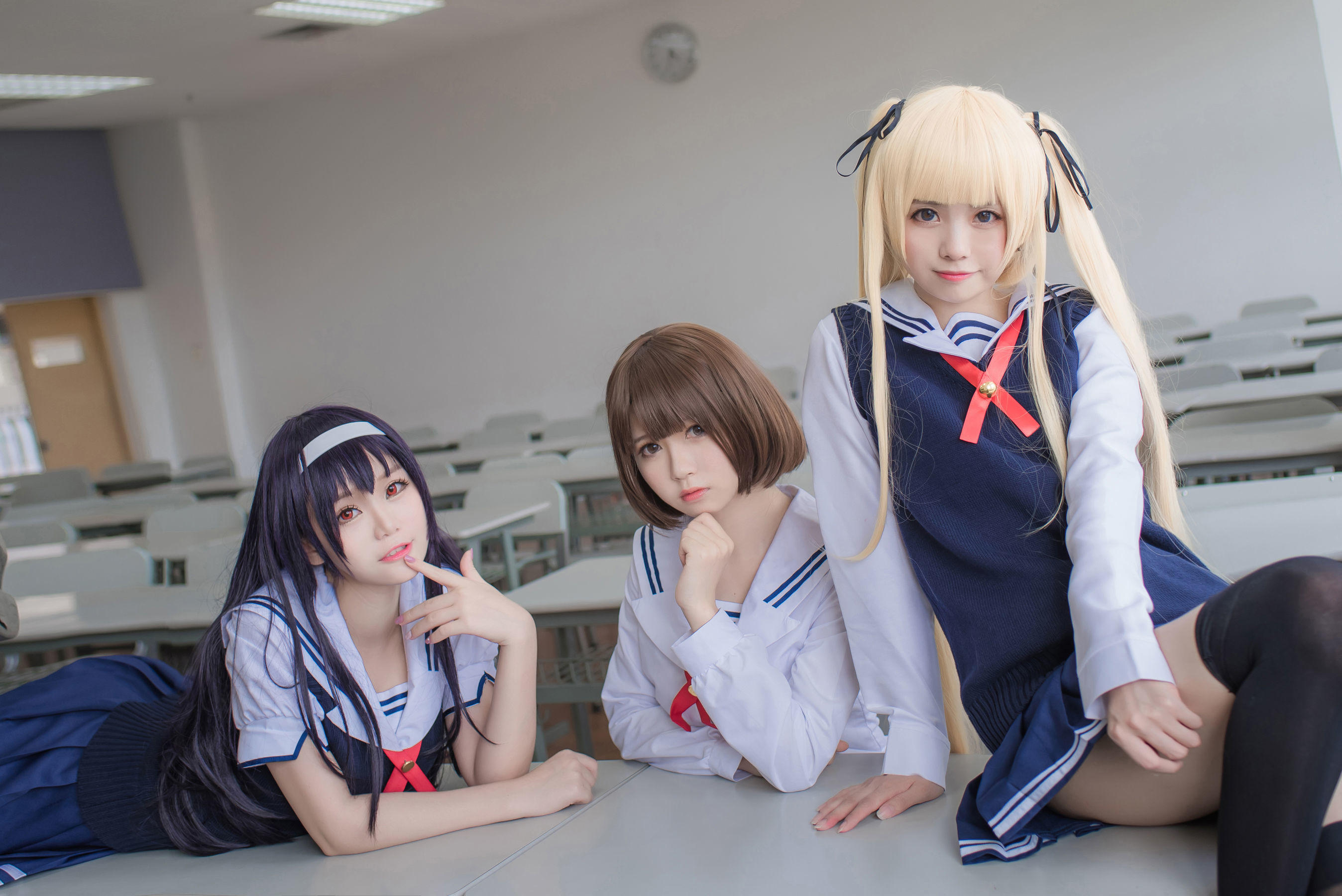 [萝莉COS] 白金Saki - 校服