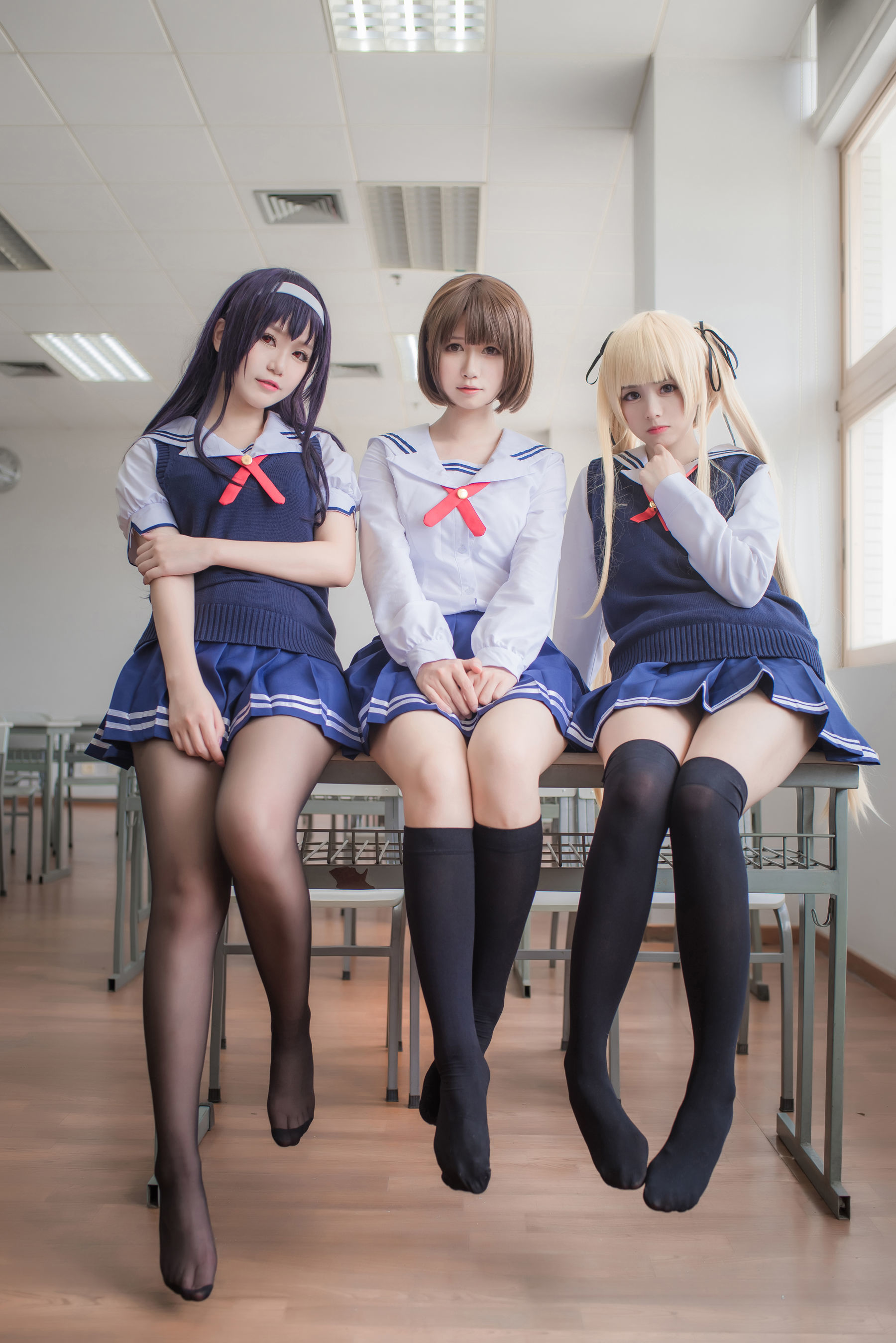[萝莉COS] 白金Saki - 校服