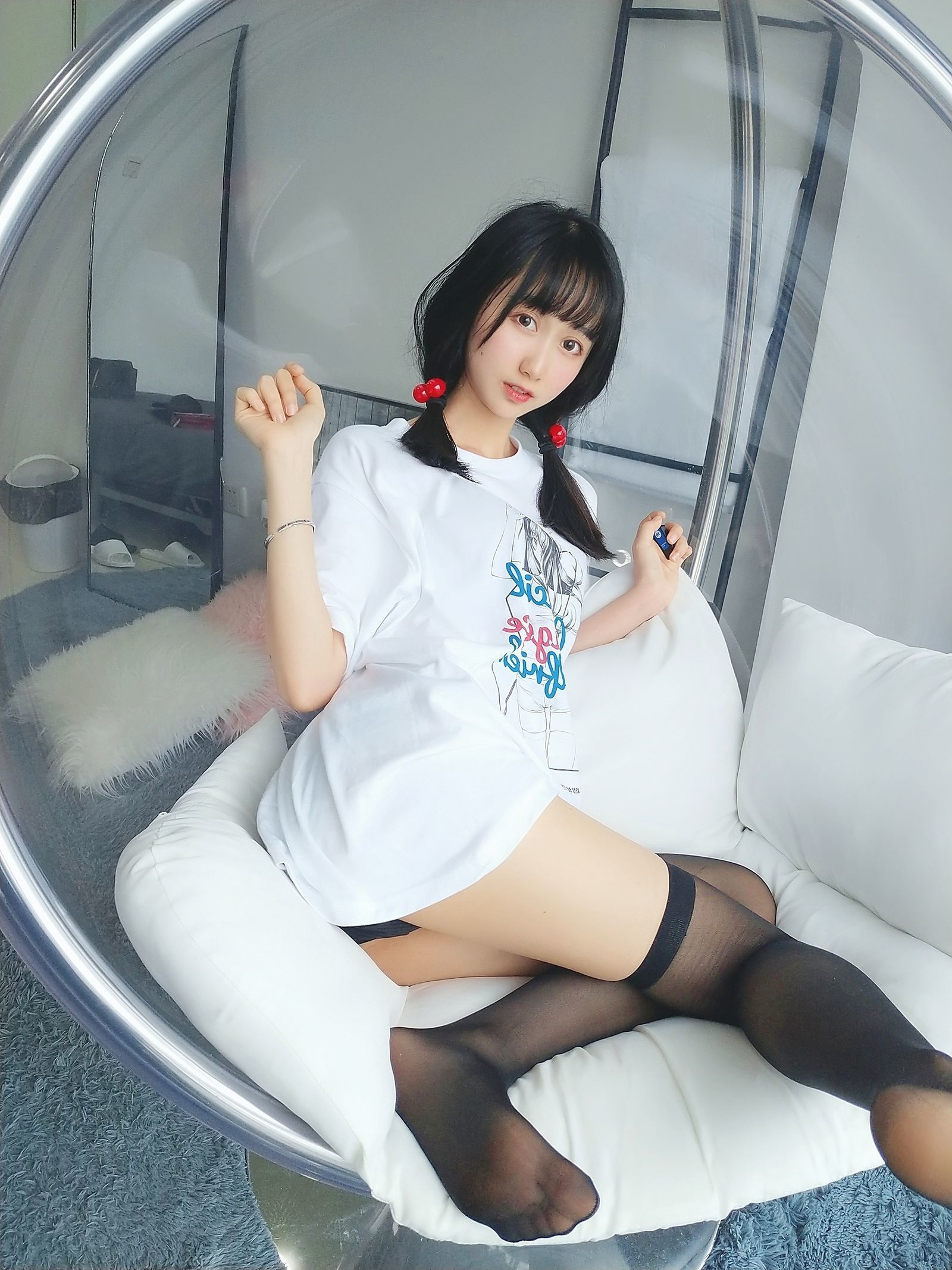 [萝莉COS] 木绵绵OwO - 智能型彼女T恤图