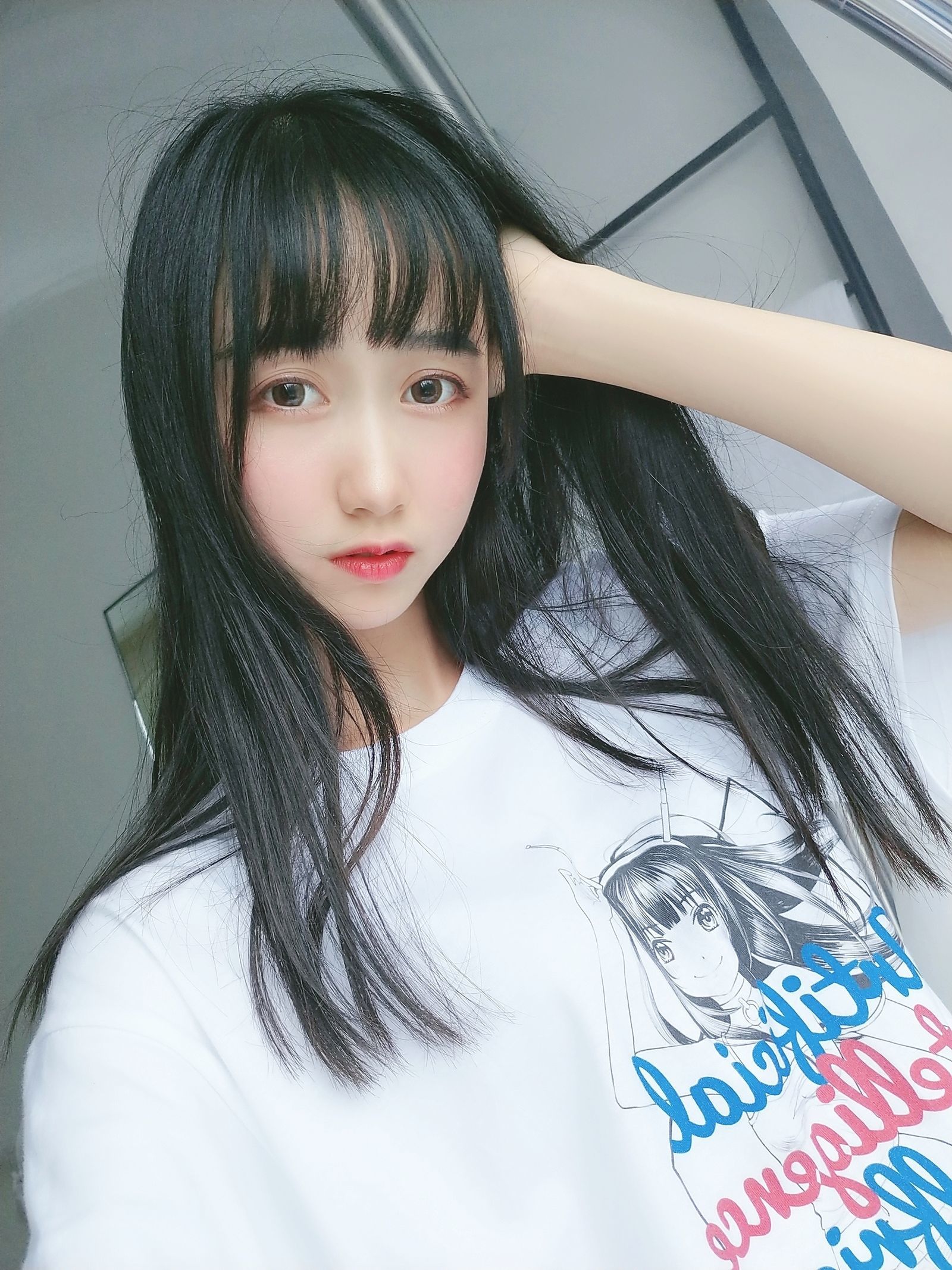 [萝莉COS] 木绵绵OwO - 智能型彼女T恤图