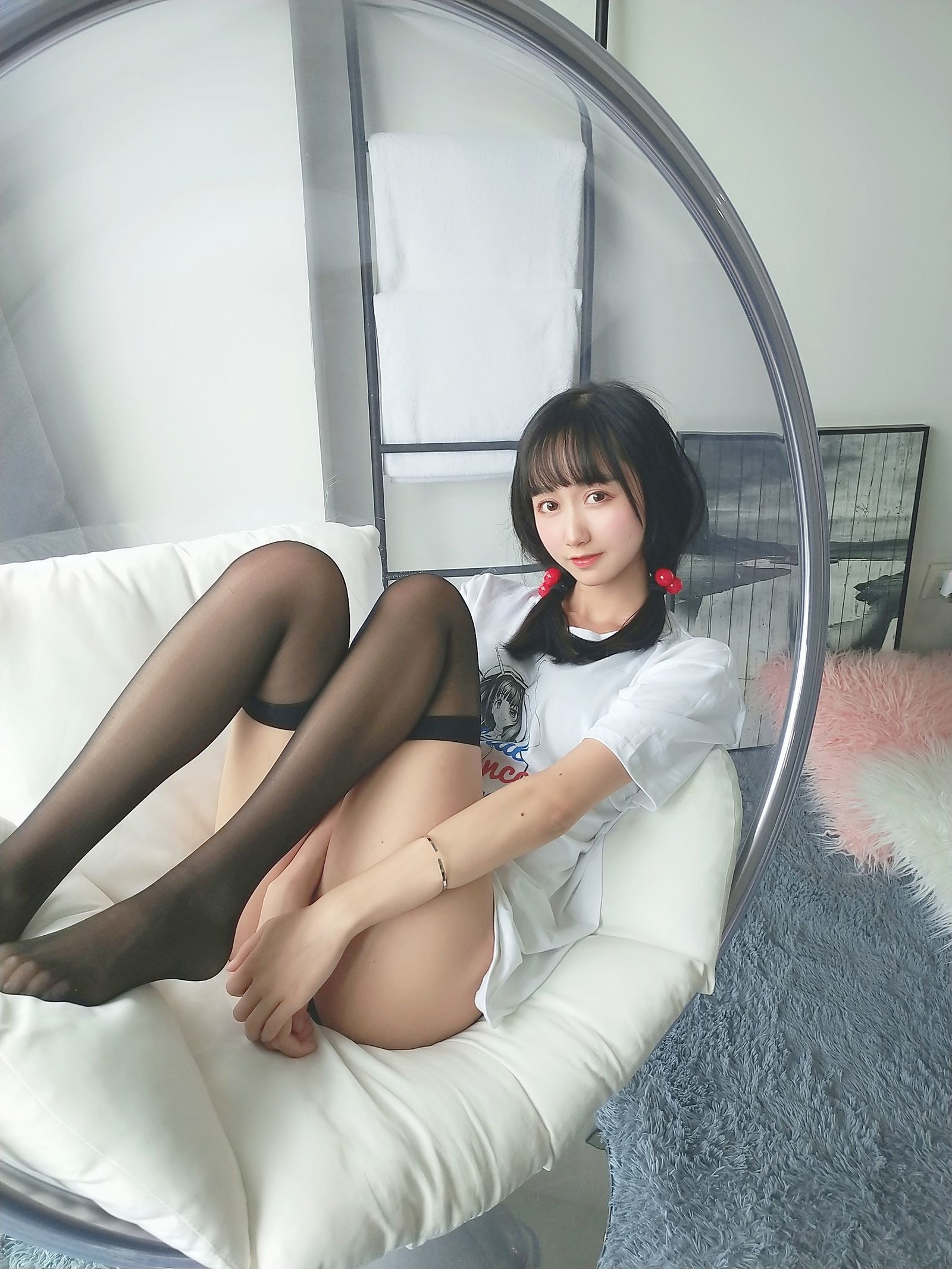 [萝莉COS] 木绵绵OwO - 智能型彼女T恤图