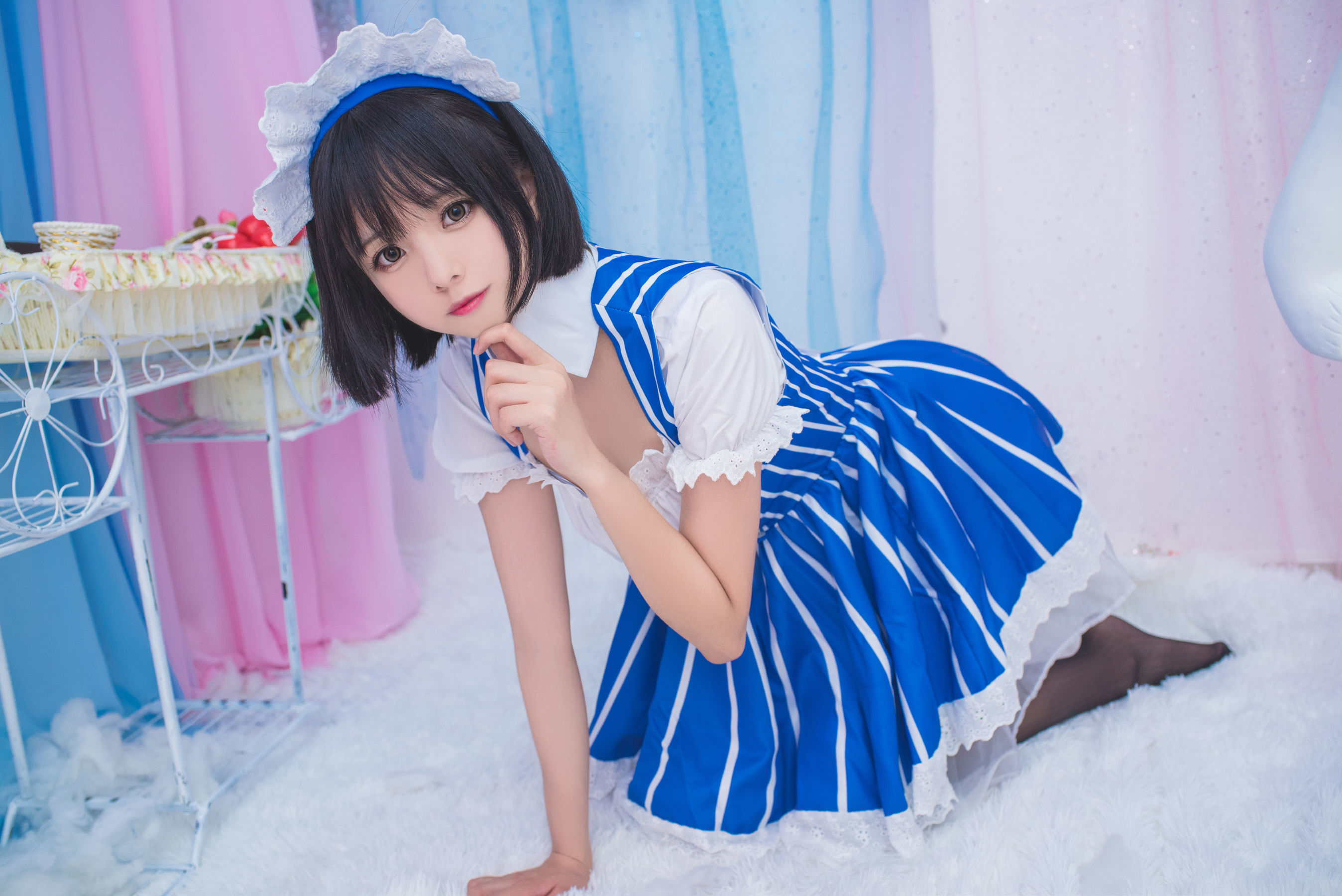 [萝莉COS] 白金Saki - 女仆