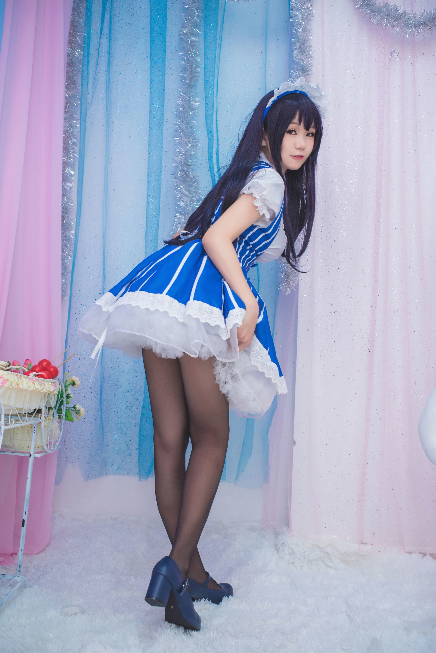 [萝莉COS] 白金Saki - 女仆