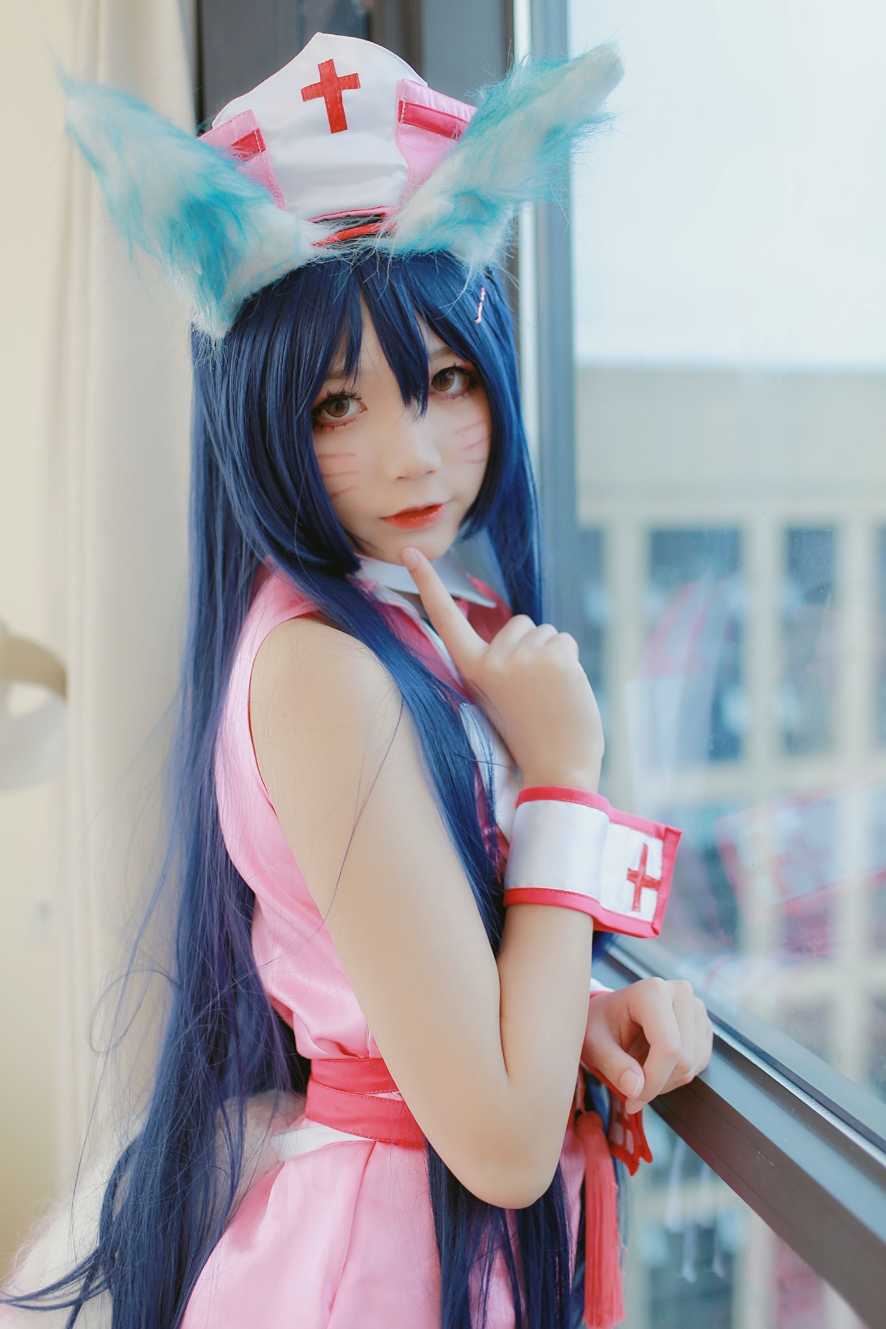 [萝莉COS] 清纯少女五更百鬼 - 阿狸护士服