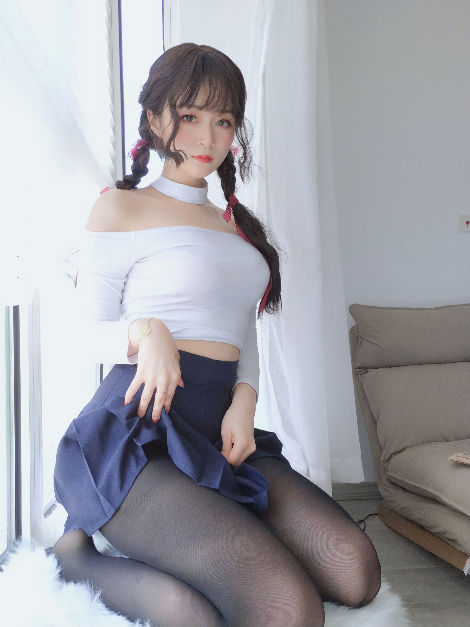 [萝莉COS] 白银 - 邻家大姐姐的黑丝2