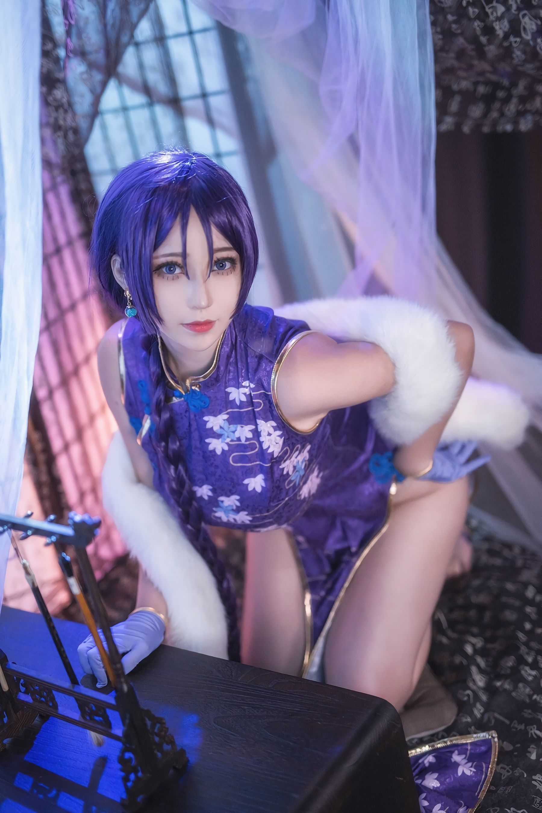 [萝莉COS] 萌妹菌烨tako - FGO奶光旗袍