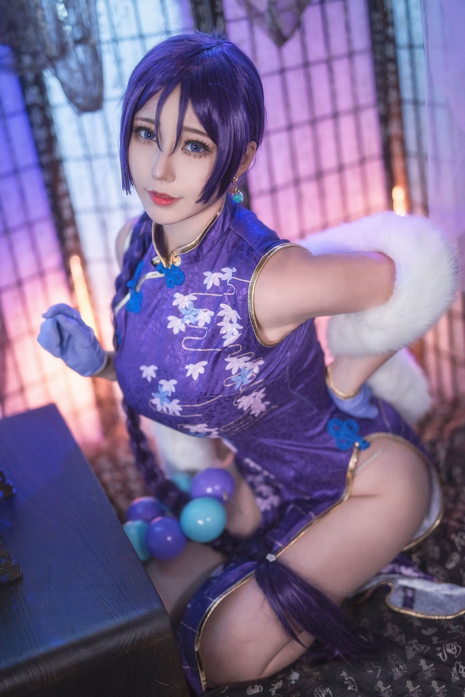[萝莉COS] 萌妹菌烨tako - FGO奶光旗袍
