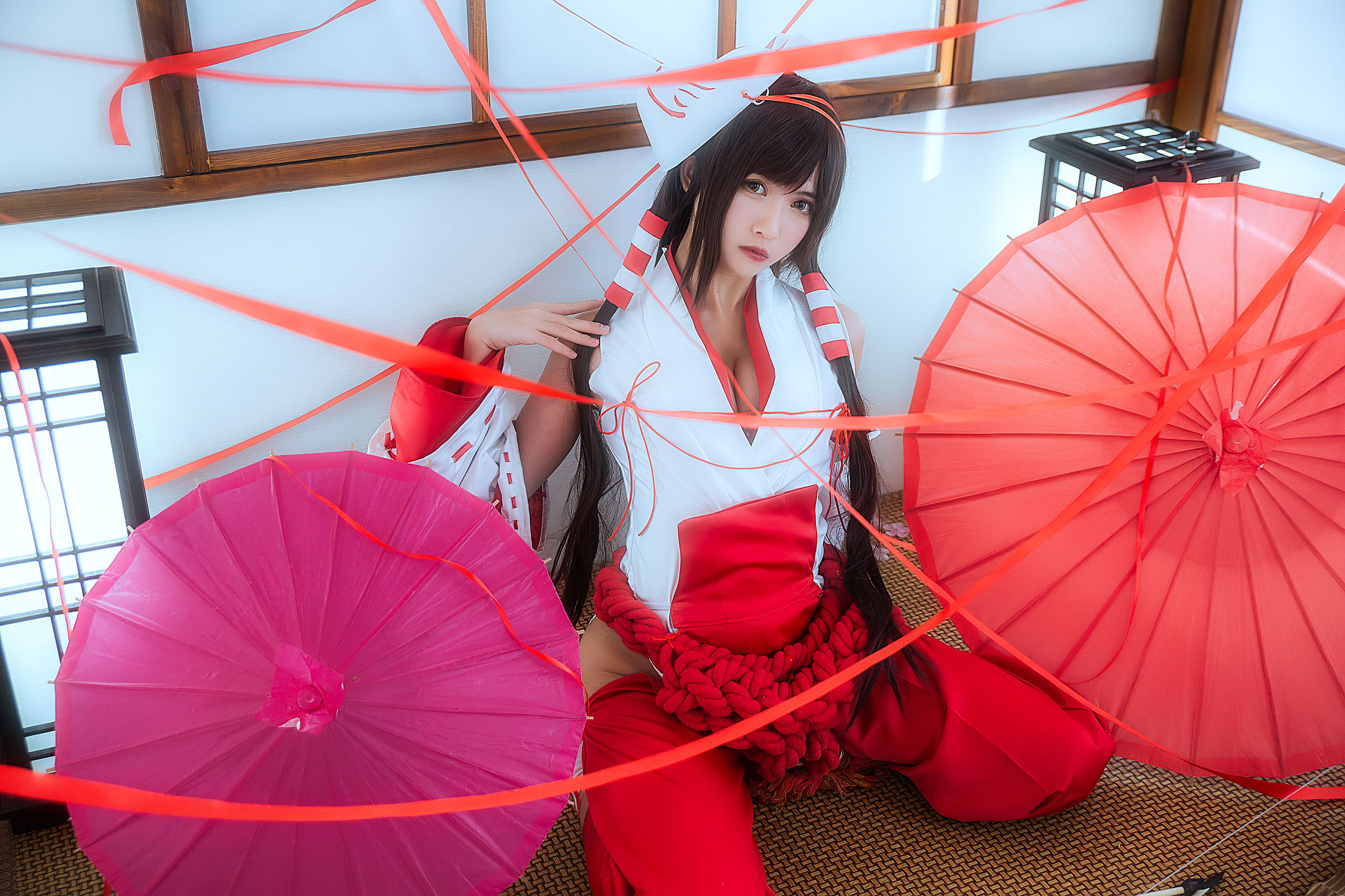 [萝莉COS] 鳗鱼霏儿 - 巫女