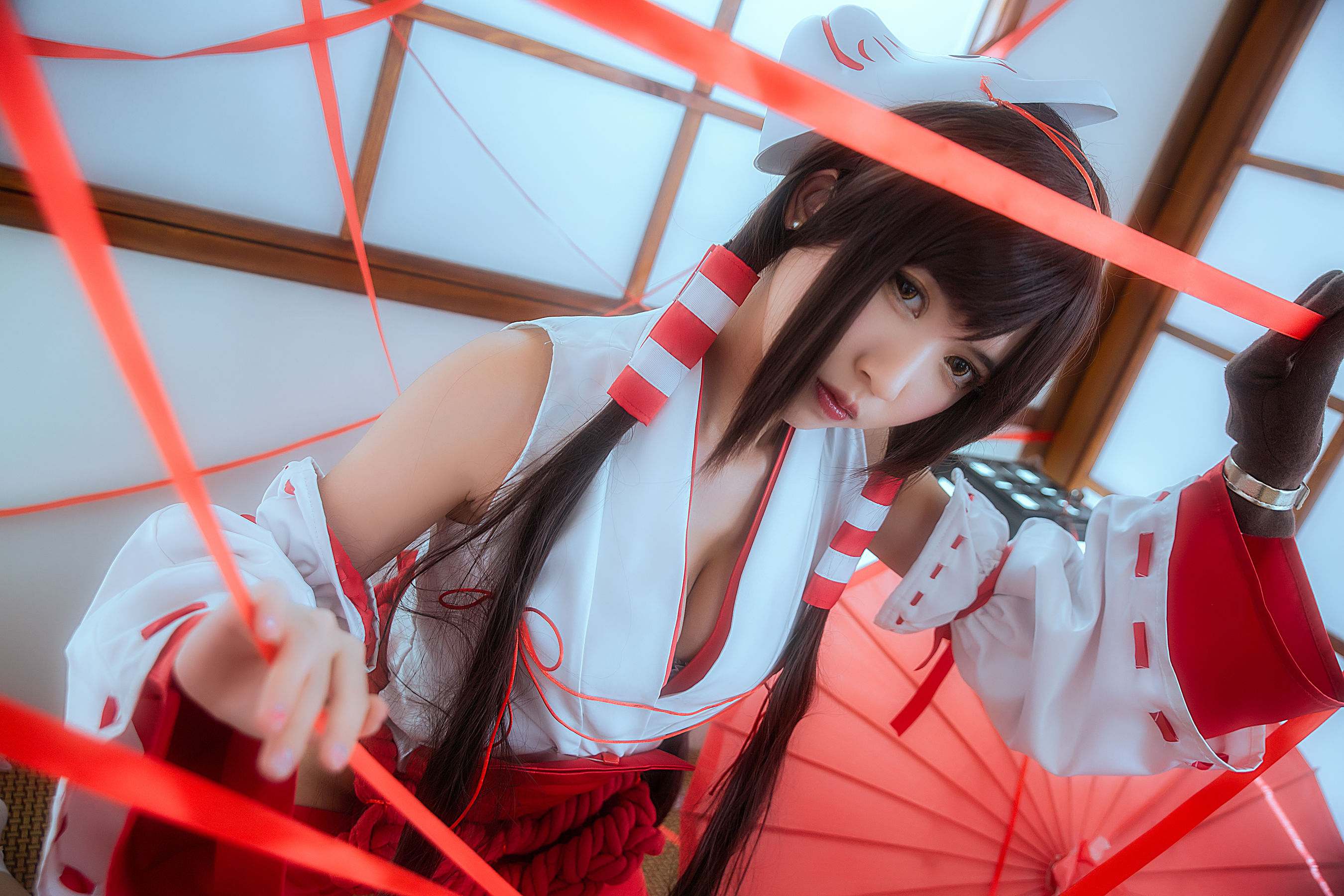 [萝莉COS] 鳗鱼霏儿 - 巫女