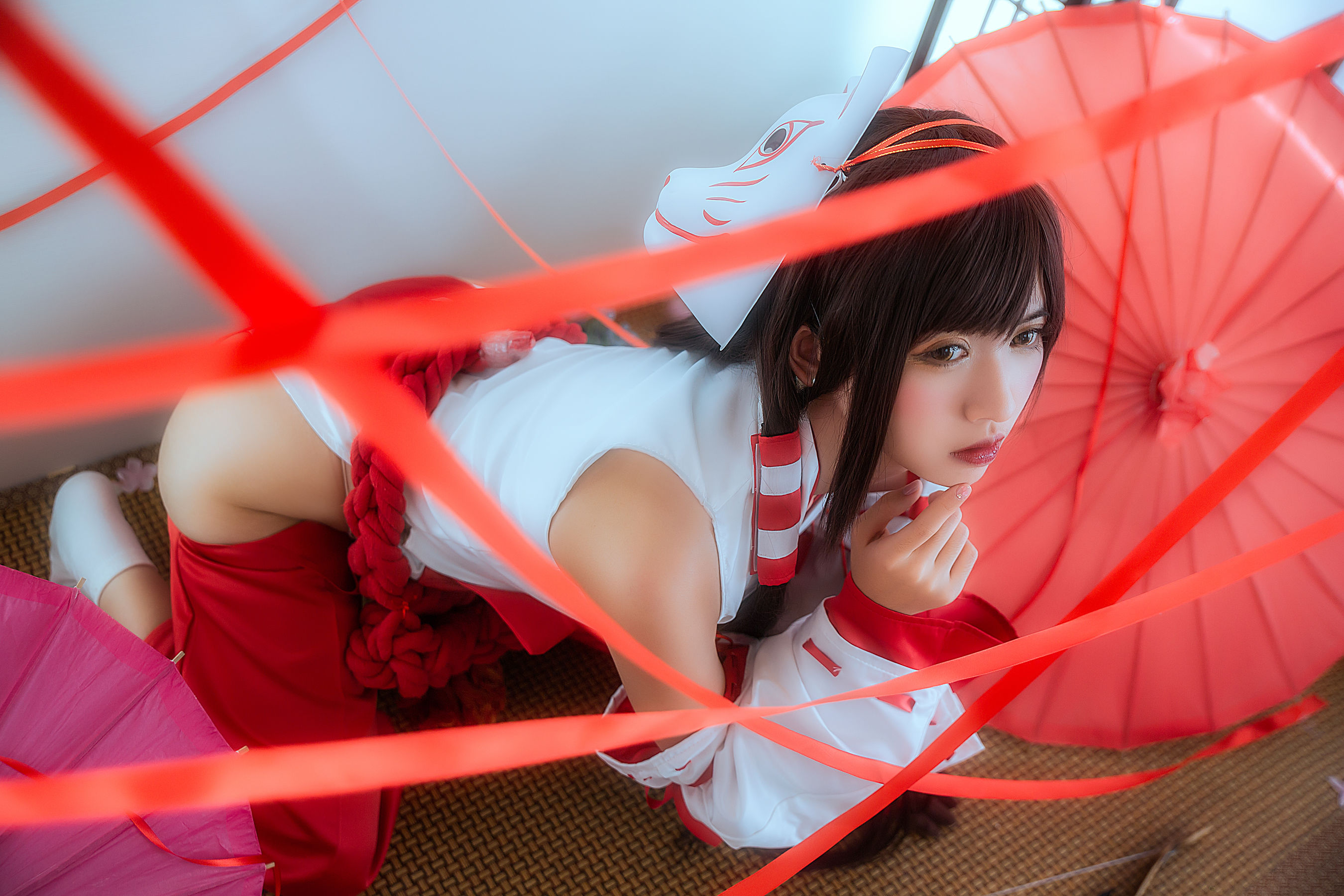 [萝莉COS] 鳗鱼霏儿 - 巫女