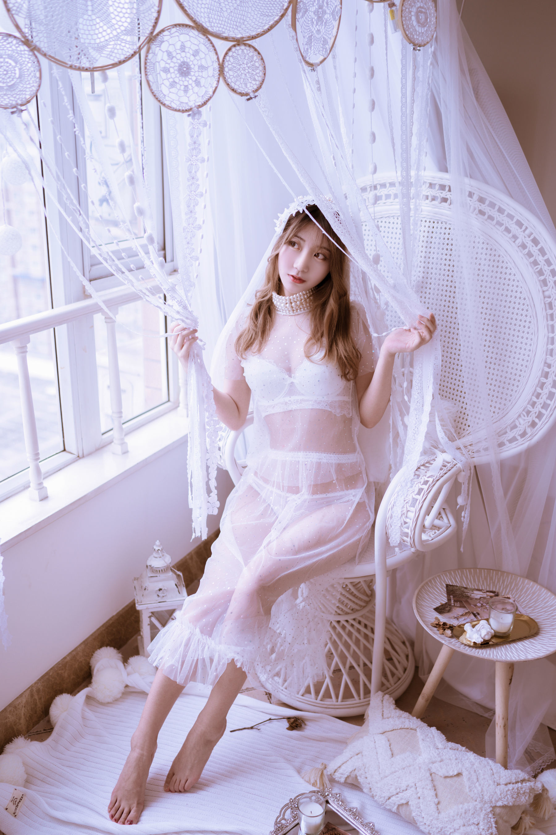 [萝莉COS] 黑川 - 年上彼女 婚纱+毛衣