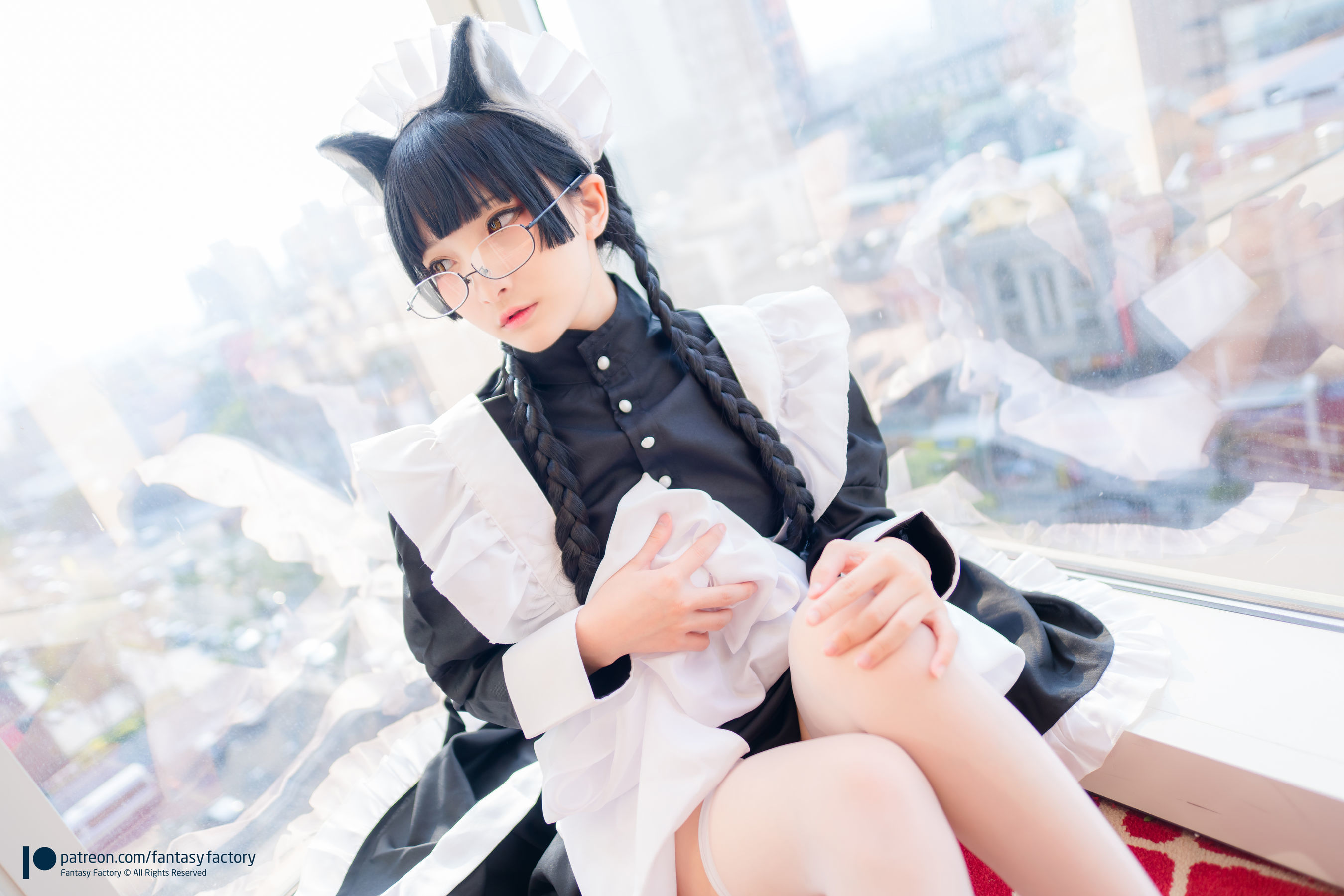 [Fantasy Factory] 小丁Cosplay - 黑猫女仆