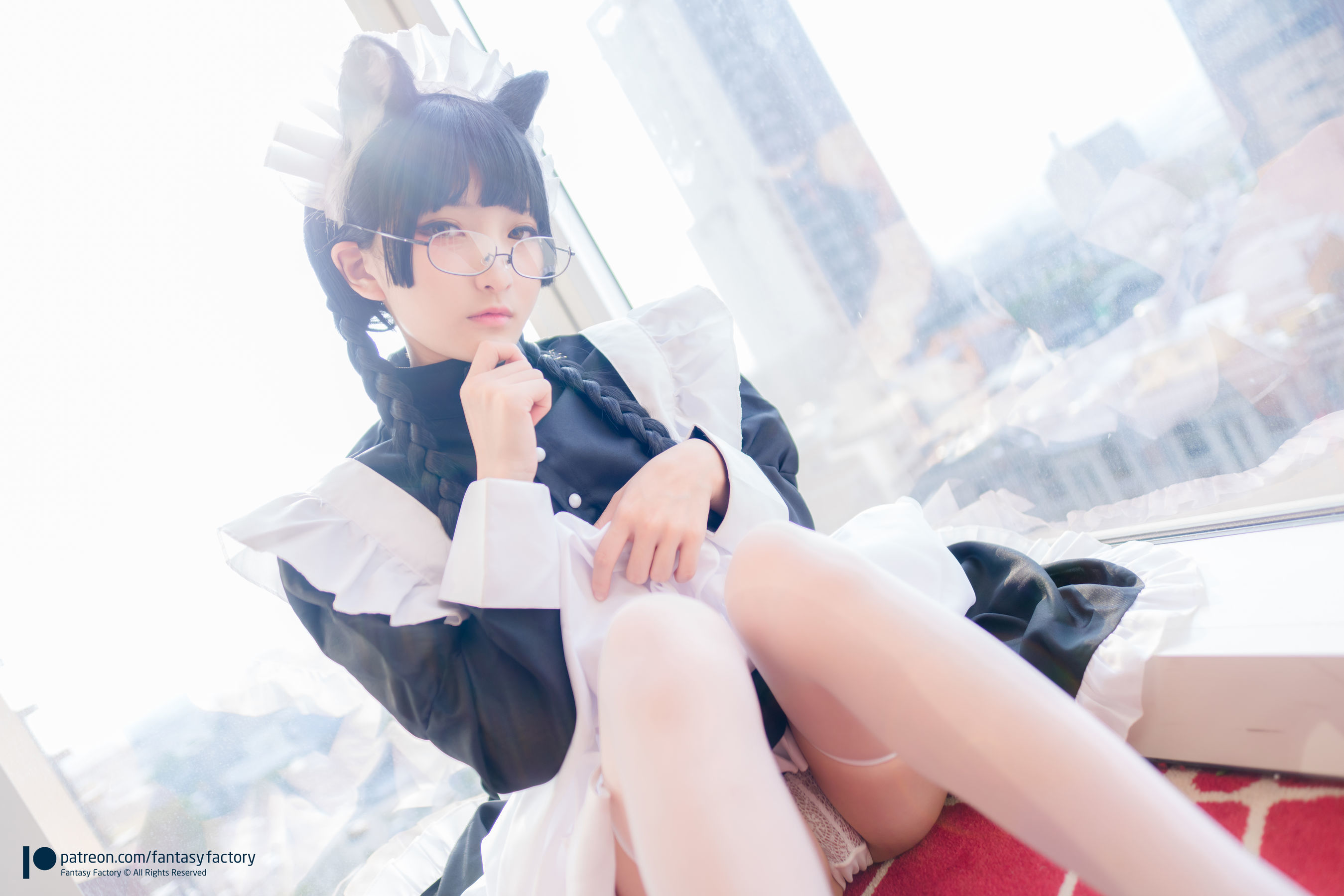 [Fantasy Factory] 小丁Cosplay - 黑猫女仆