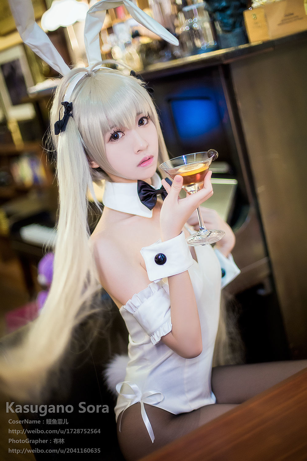 [萝莉COS] 鳗鱼霏儿 - 缘之空 穹妹 兔女郎 Cosplay