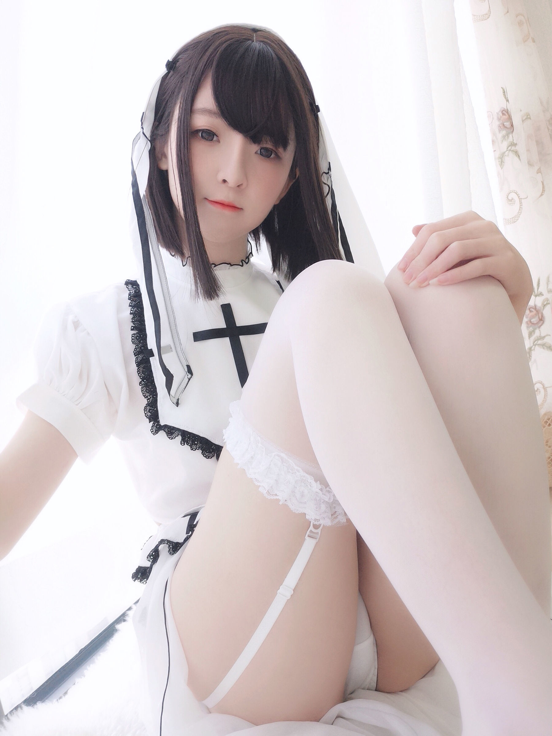 [萝莉COS] 一小央泽 - 白修女