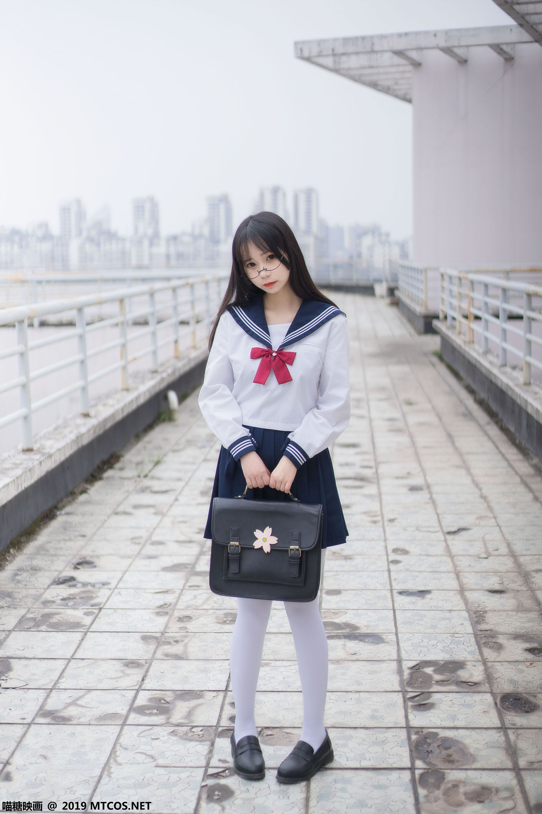 [喵糖映画] VOL.067 半度度度喵 - 喵喵的白丝水手服