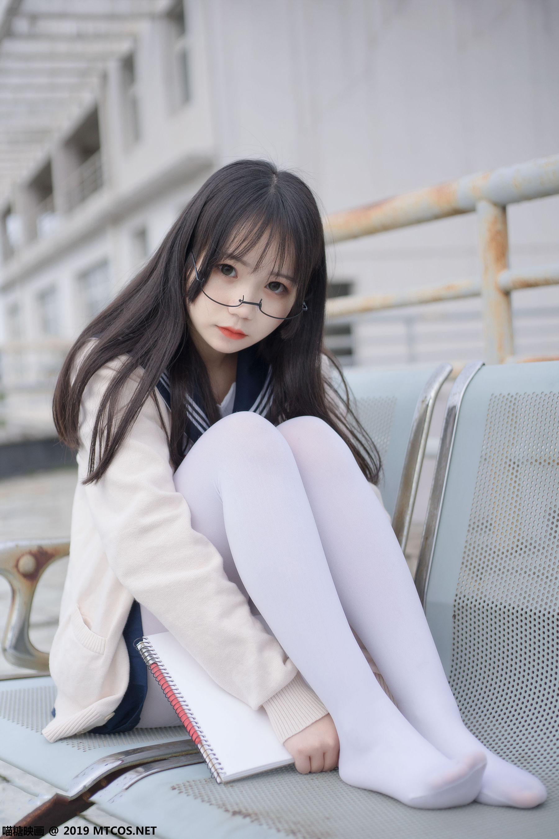 [喵糖映画] VOL.067 半度度度喵 - 喵喵的白丝水手服