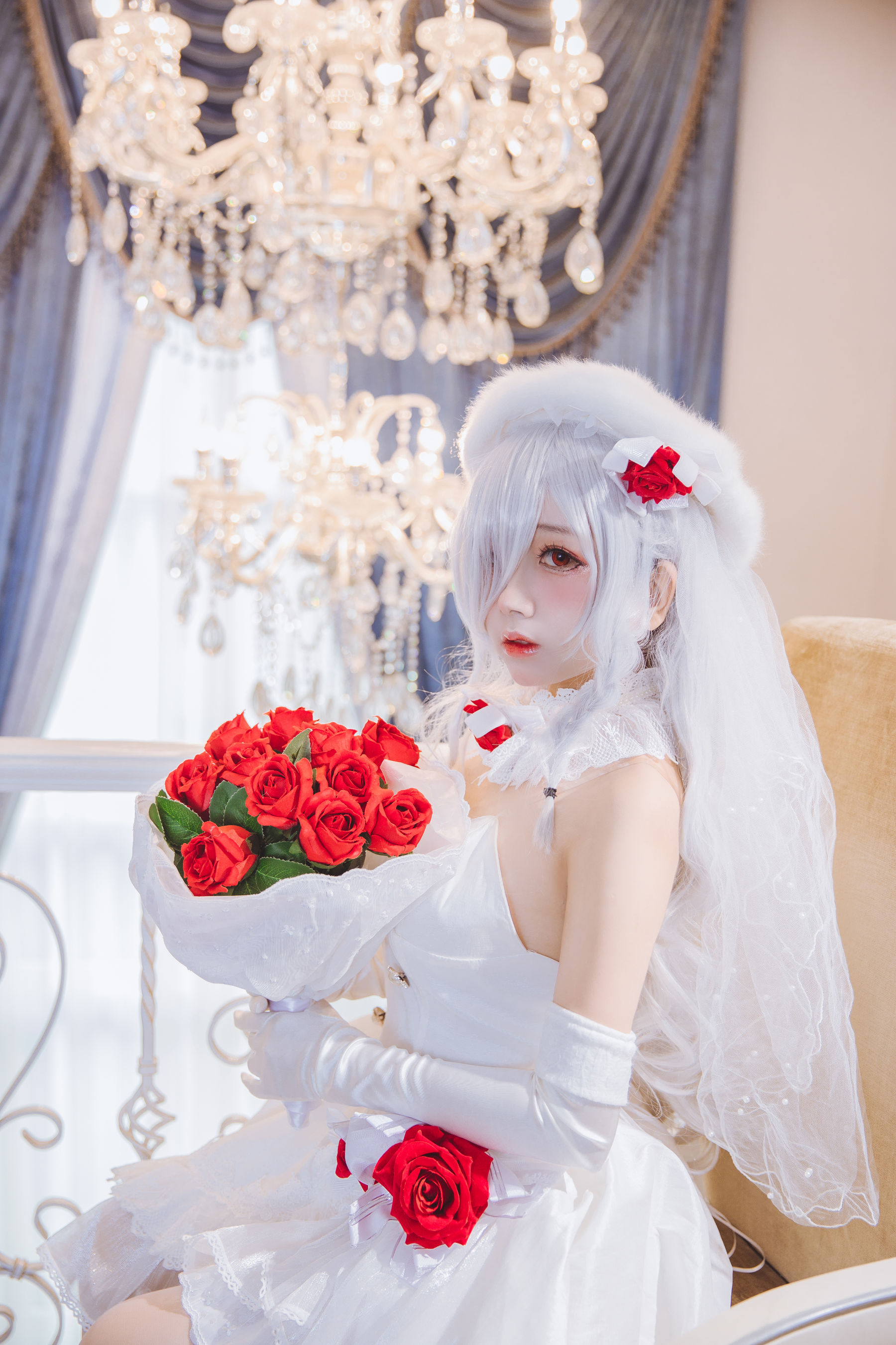 [喵糖映画] VOL.123  日奈娇《花嫁cos》