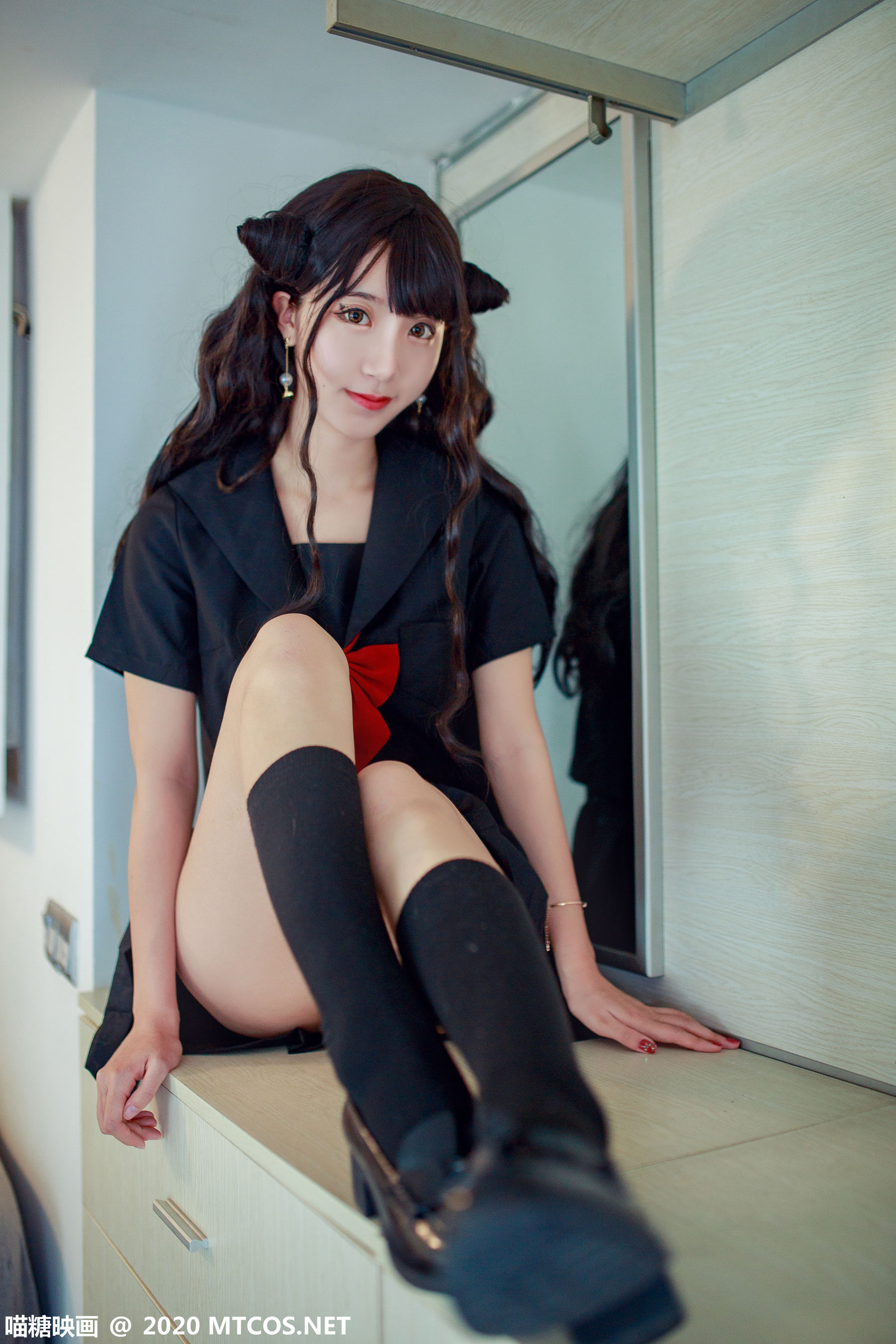[喵糖映画] JKL.007 黑川 恶魔JK制服