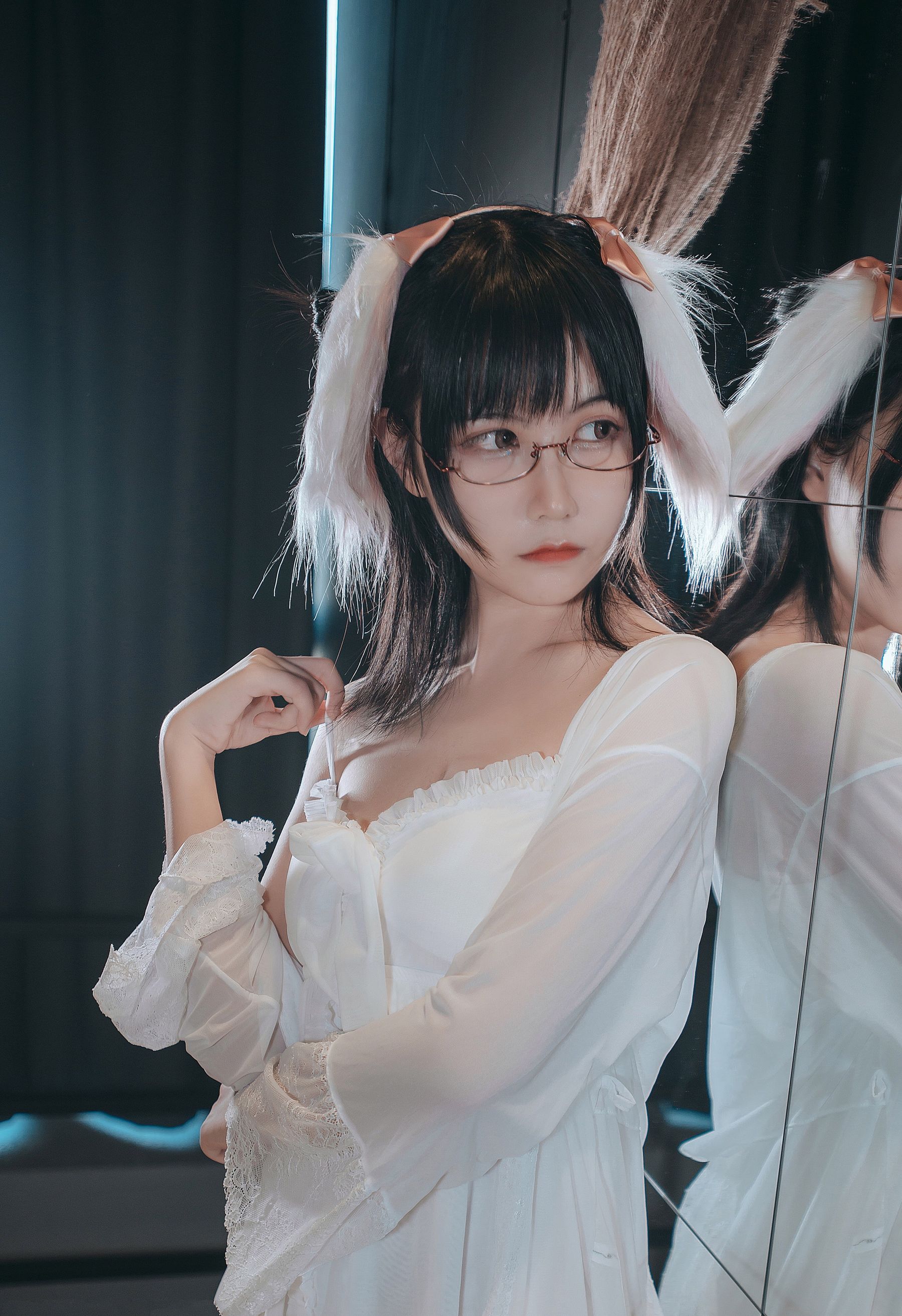 COSER美女逐月su 睡衣兔子