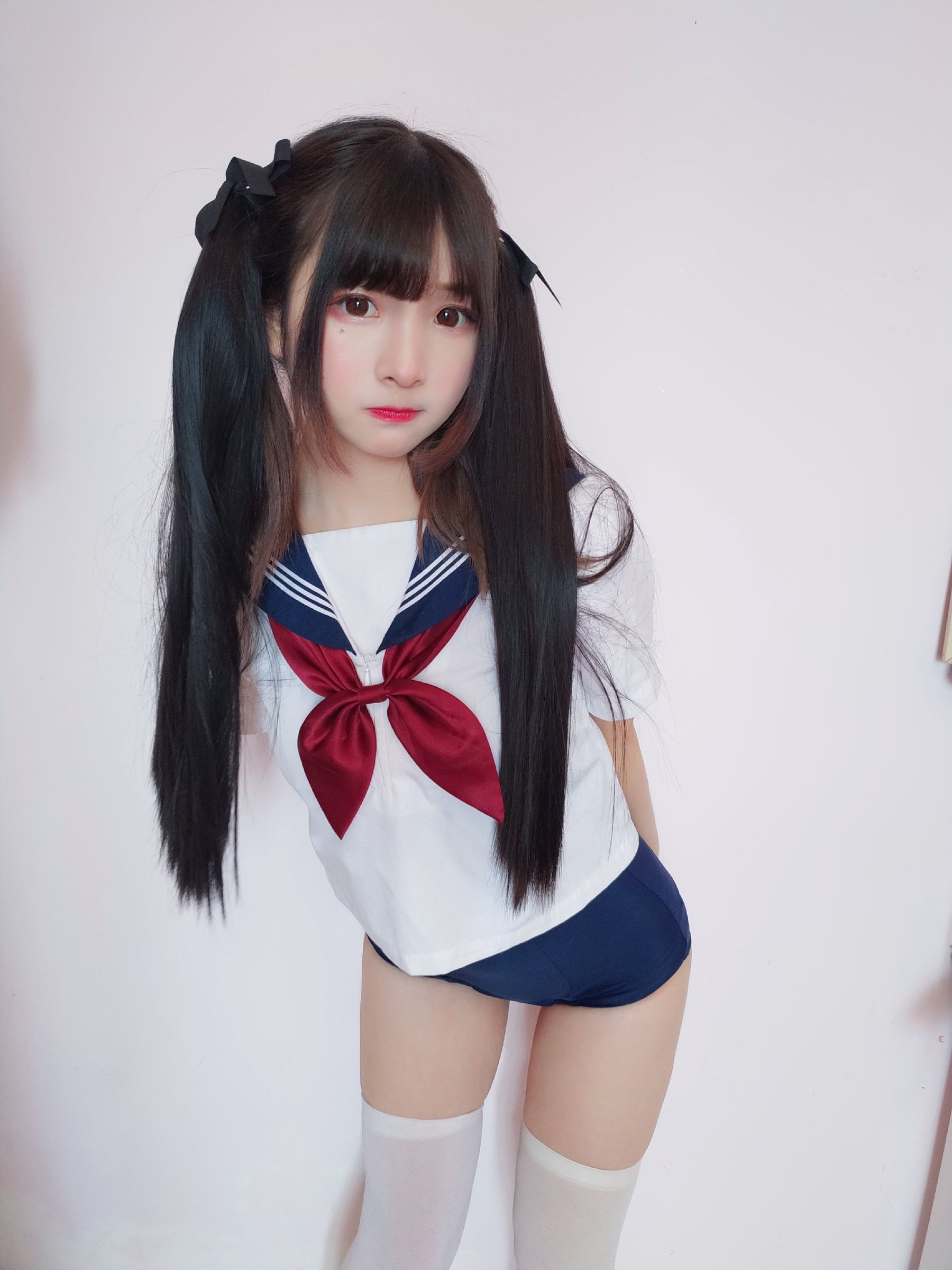 二次元美女古川kagura 水手服死库水