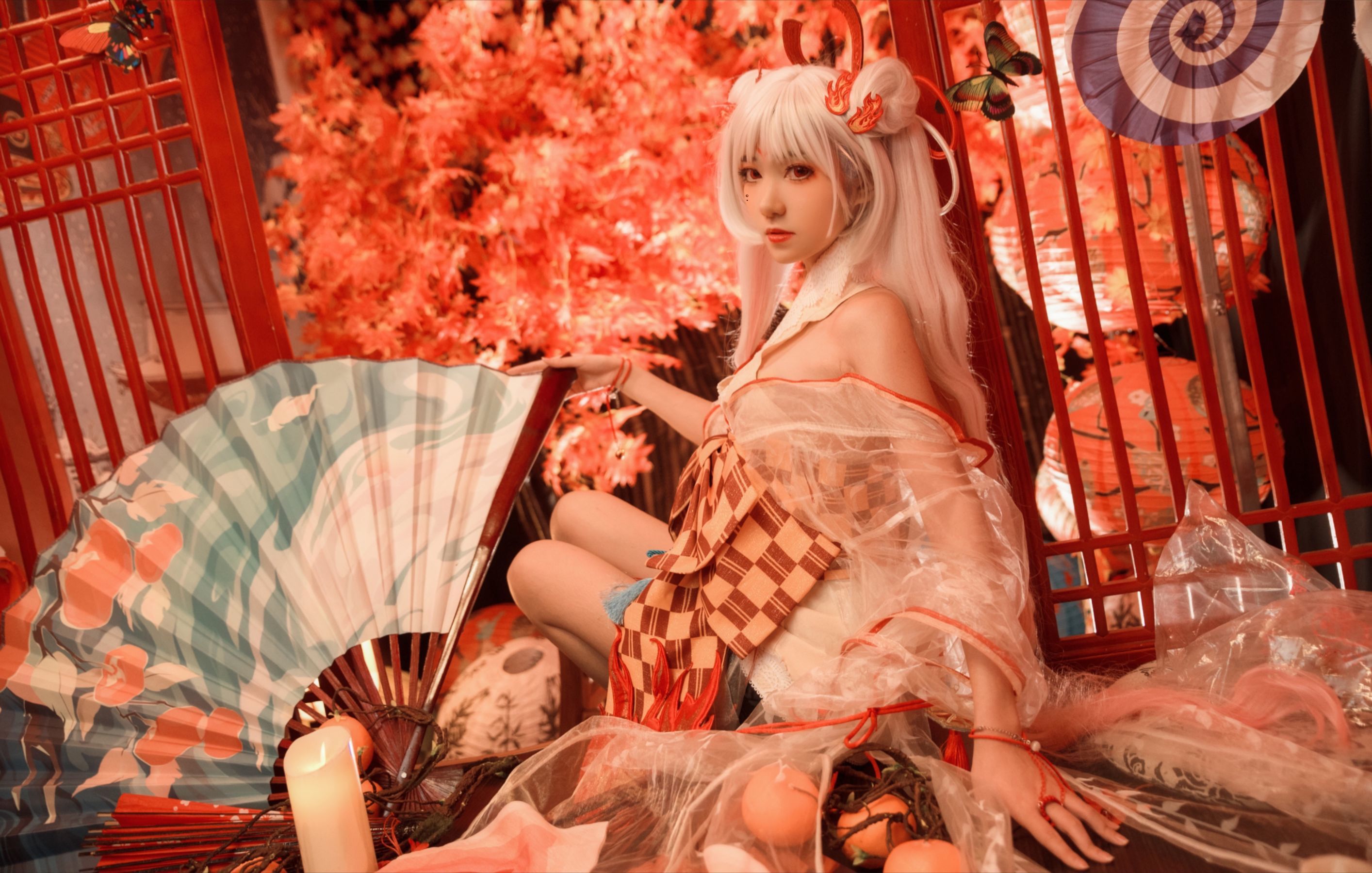 动漫博主南桃Momoko 不知火和服