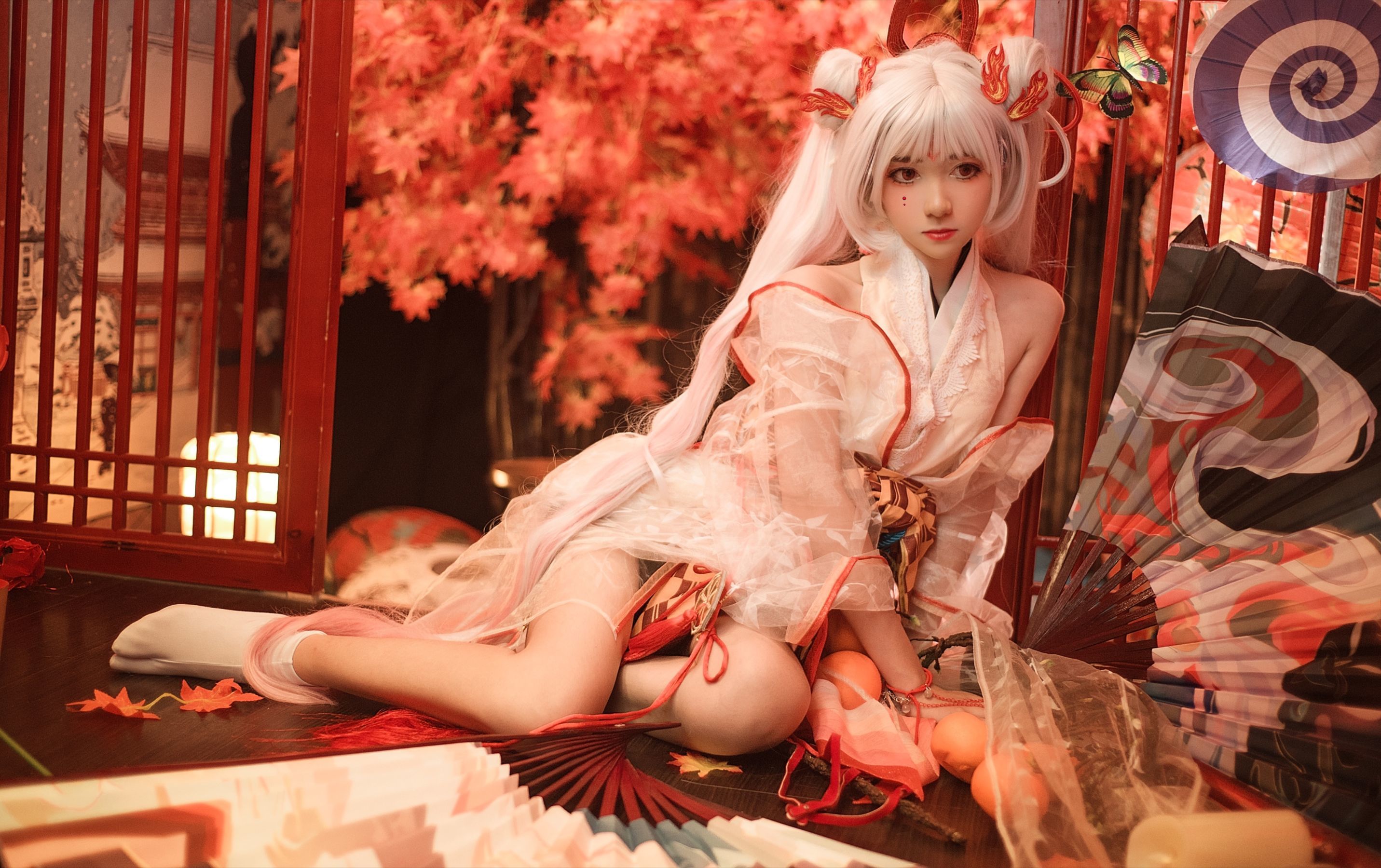 动漫博主南桃Momoko 不知火和服