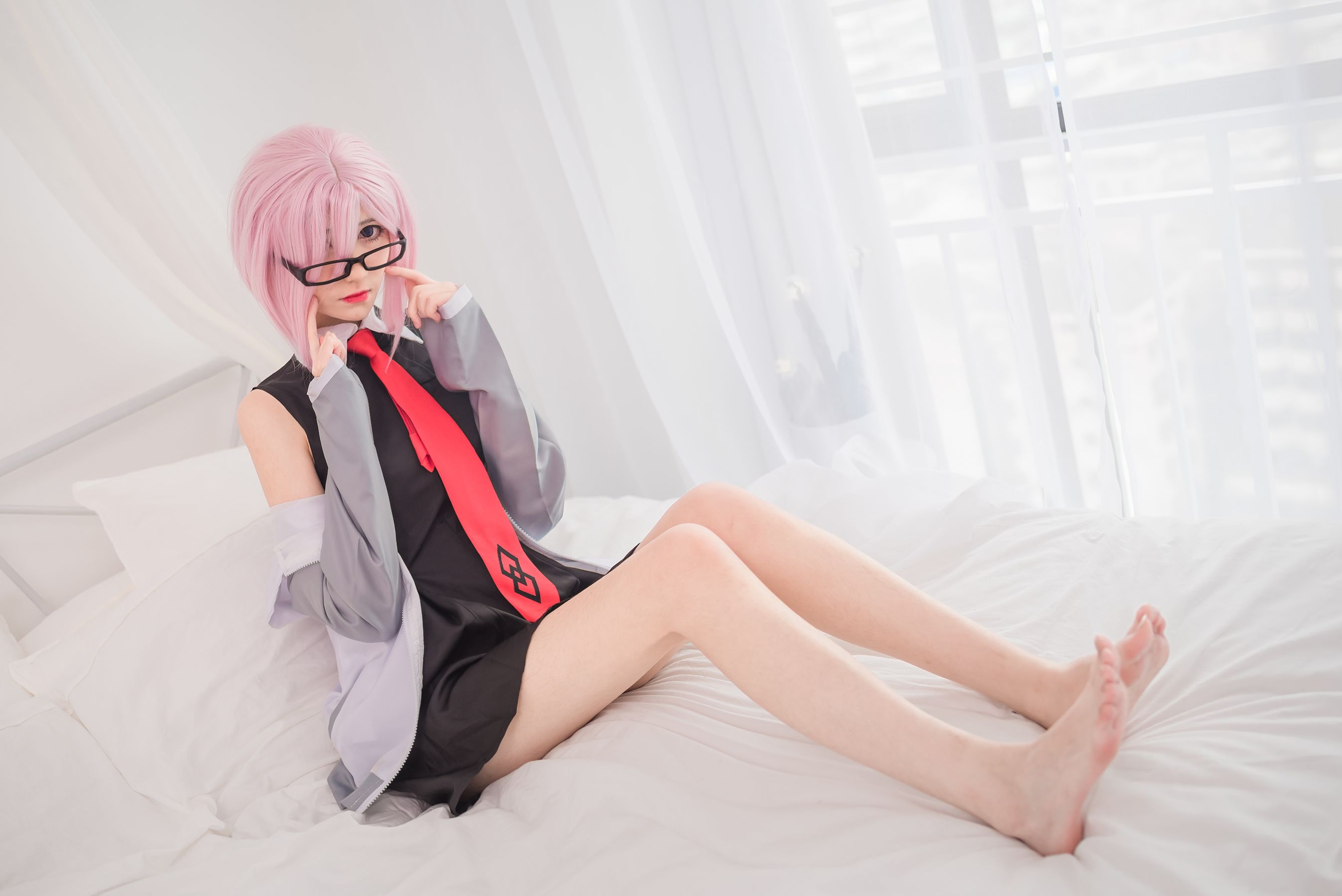 动漫博主南桃Momoko 玛修制服