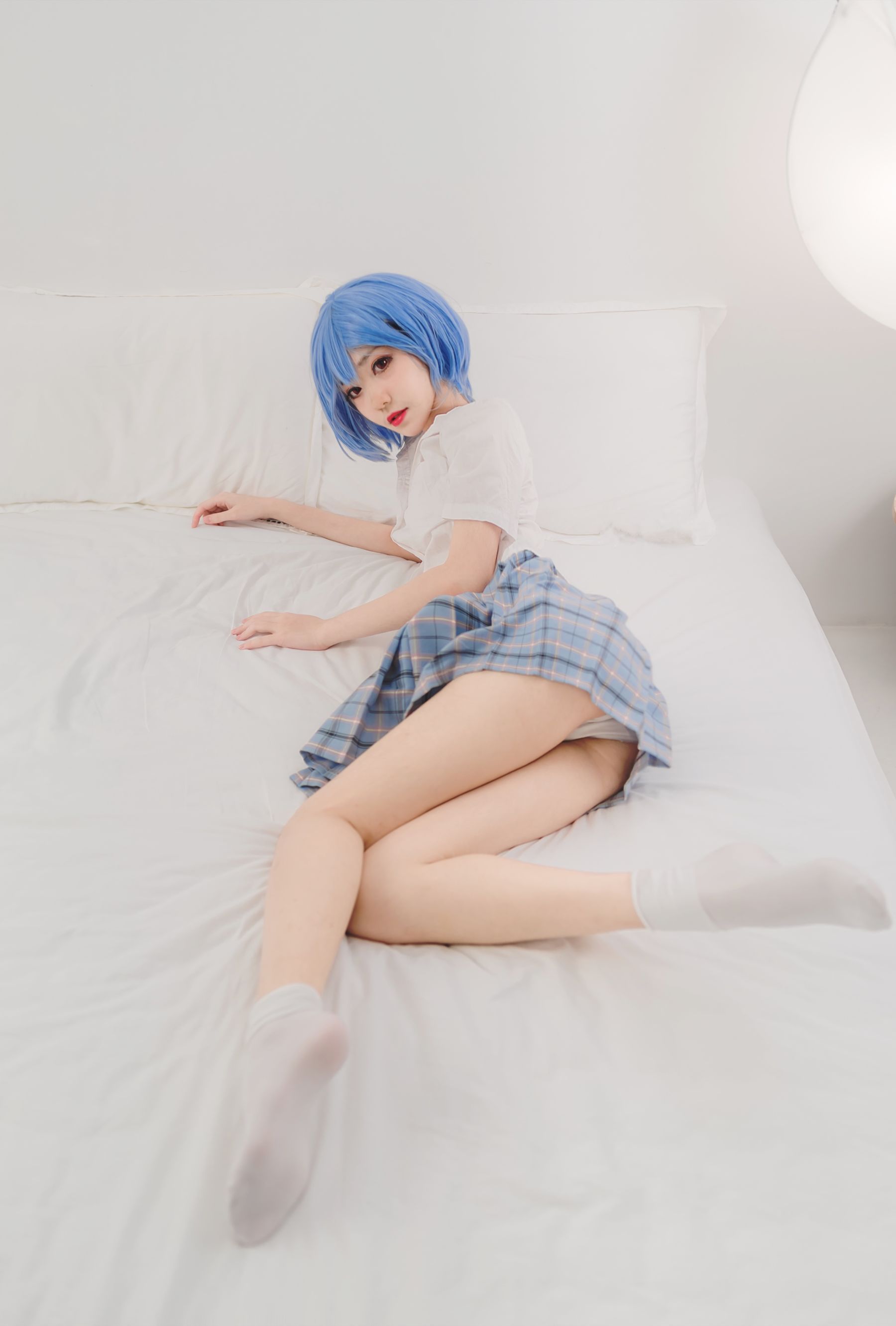 动漫博主南桃Momoko 绫波丽制服