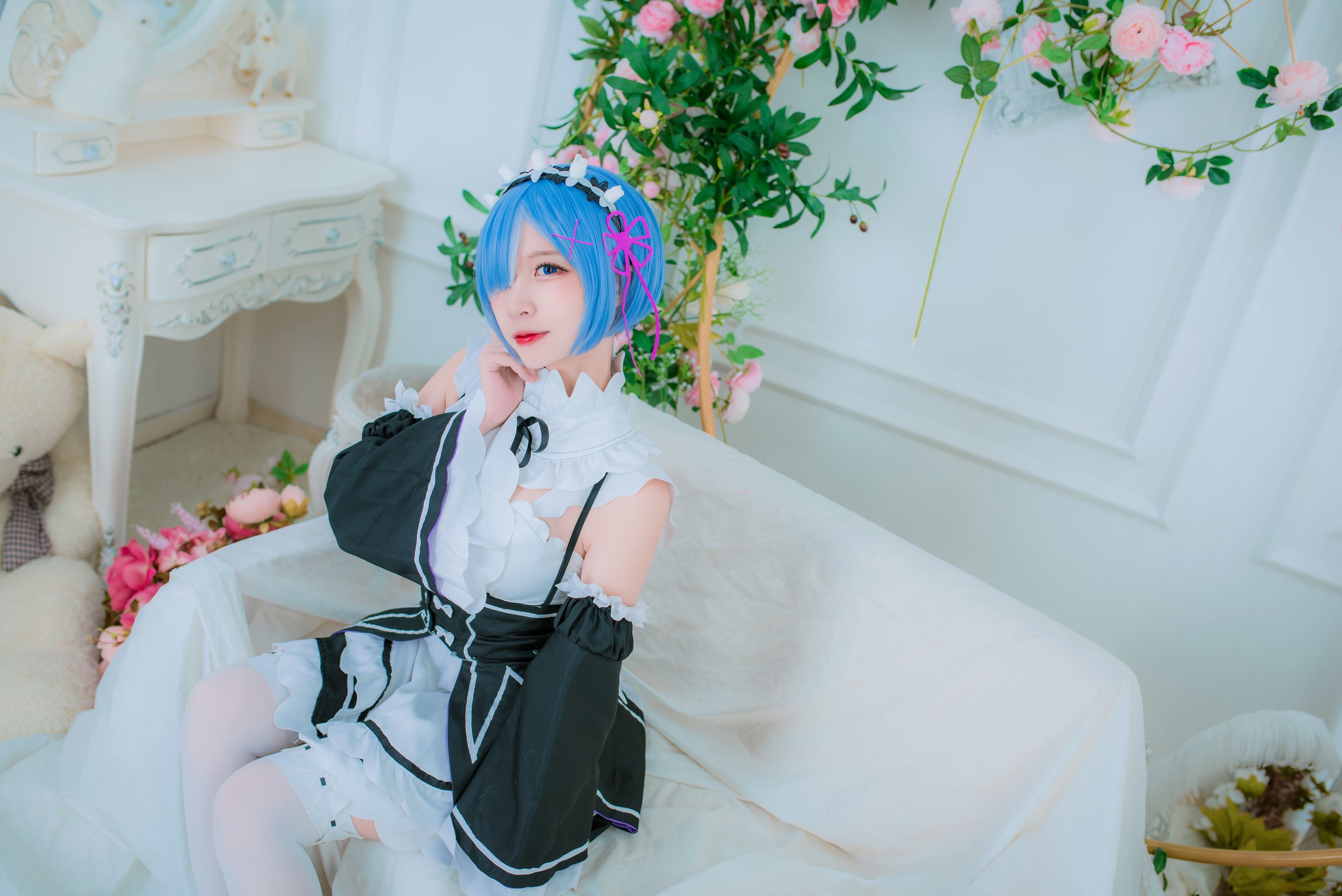 人气Coser二佐Nisa 蕾姆女仆