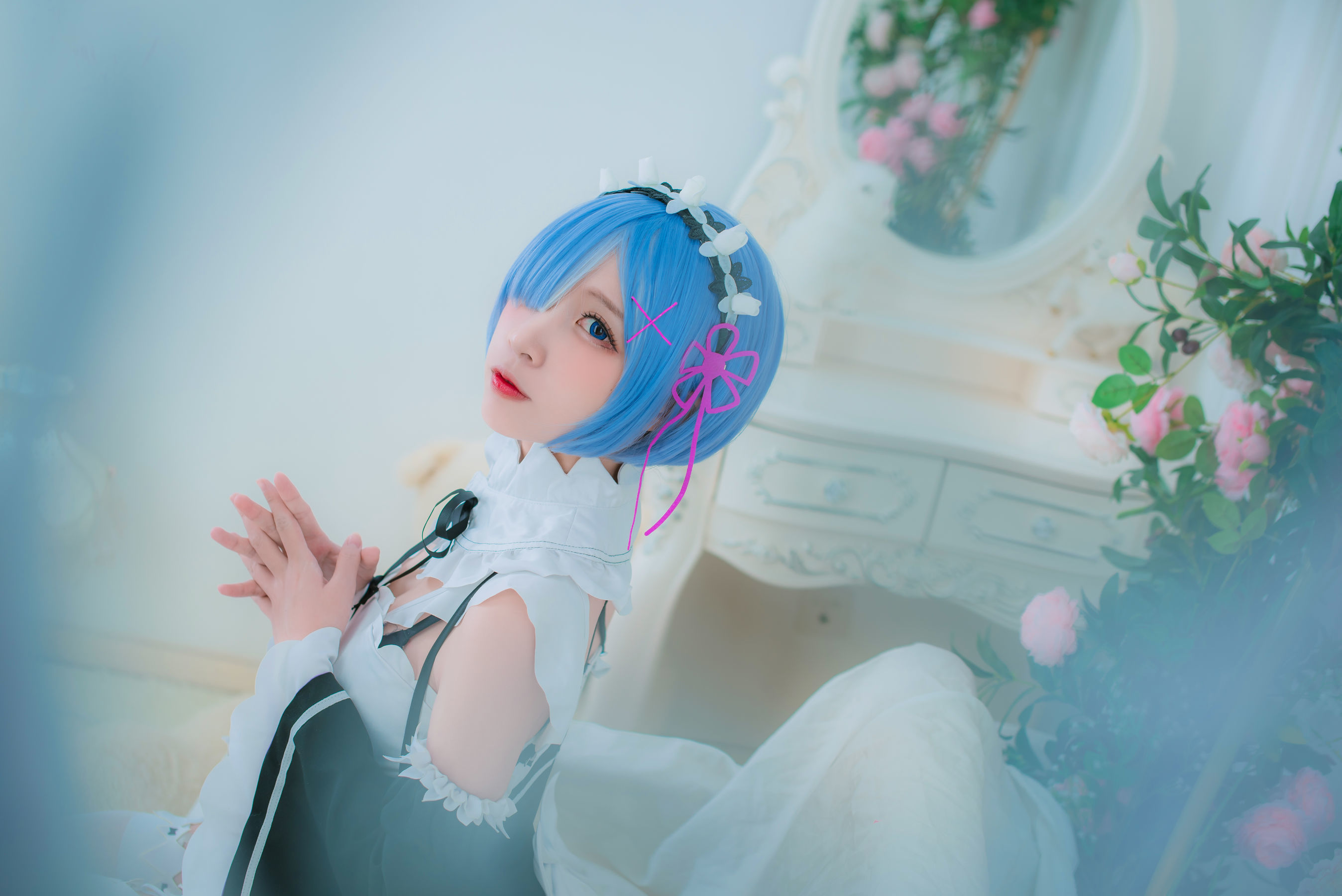 人气Coser二佐Nisa 蕾姆女仆