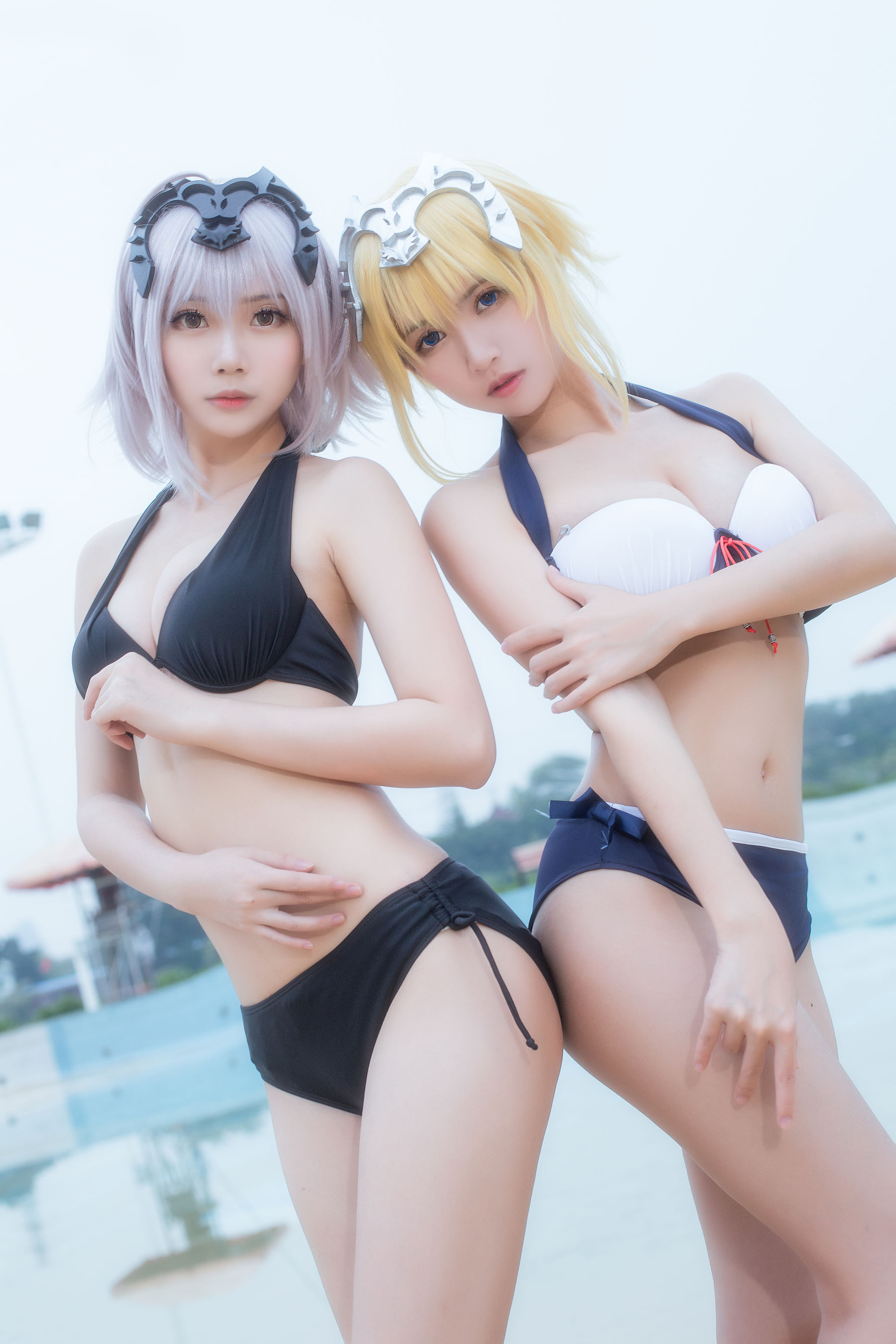 超人气Coser鳗鱼霏儿&大肉丸Amiee 贞德