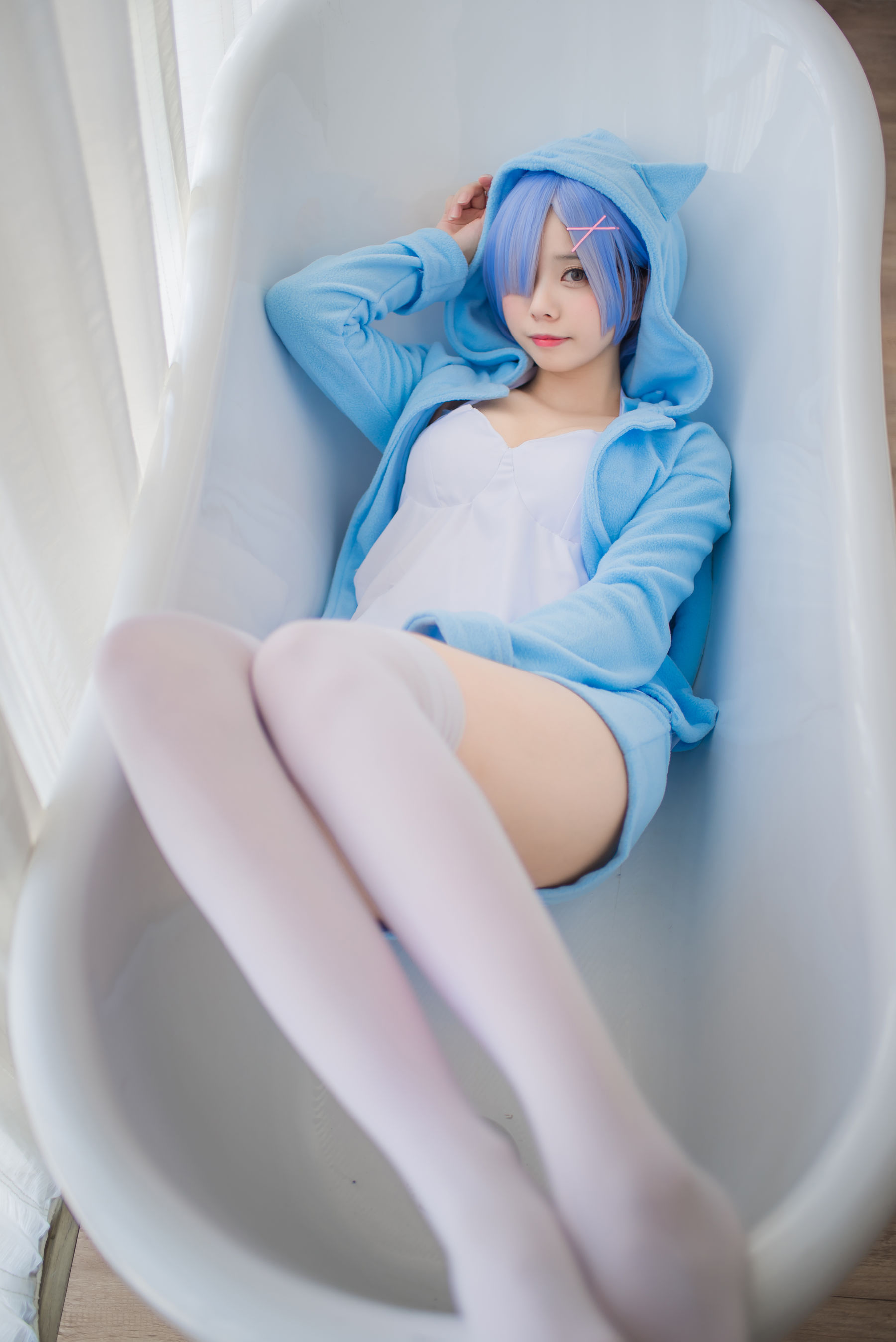 萌系小野妹子w 蕾姆 蓝色精灵