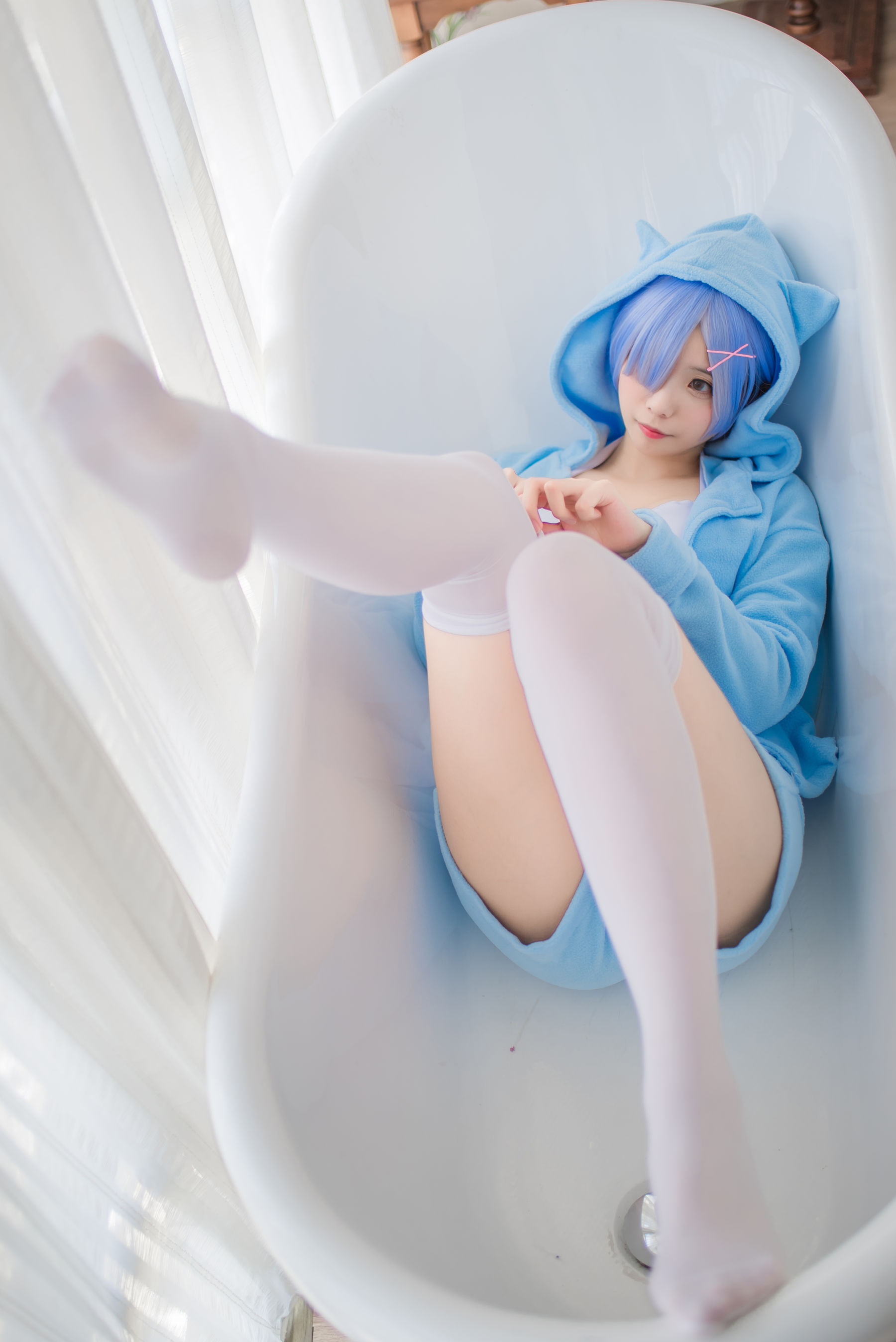 萌系小野妹子w 蕾姆 蓝色精灵